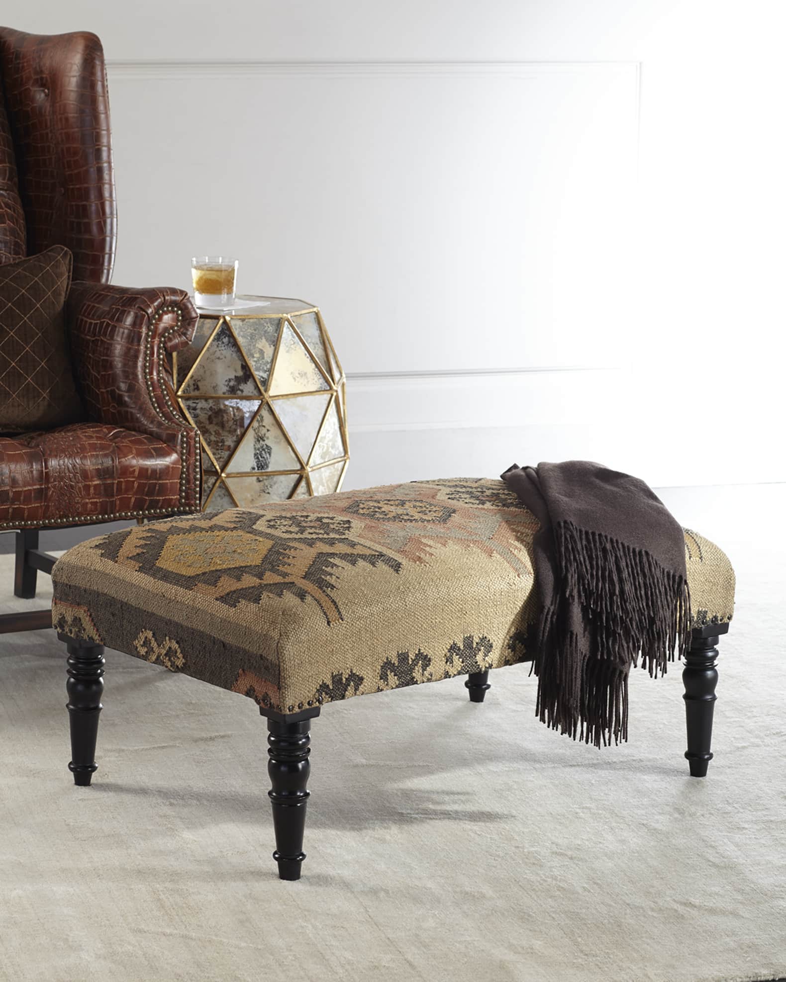 Butler ottoman top