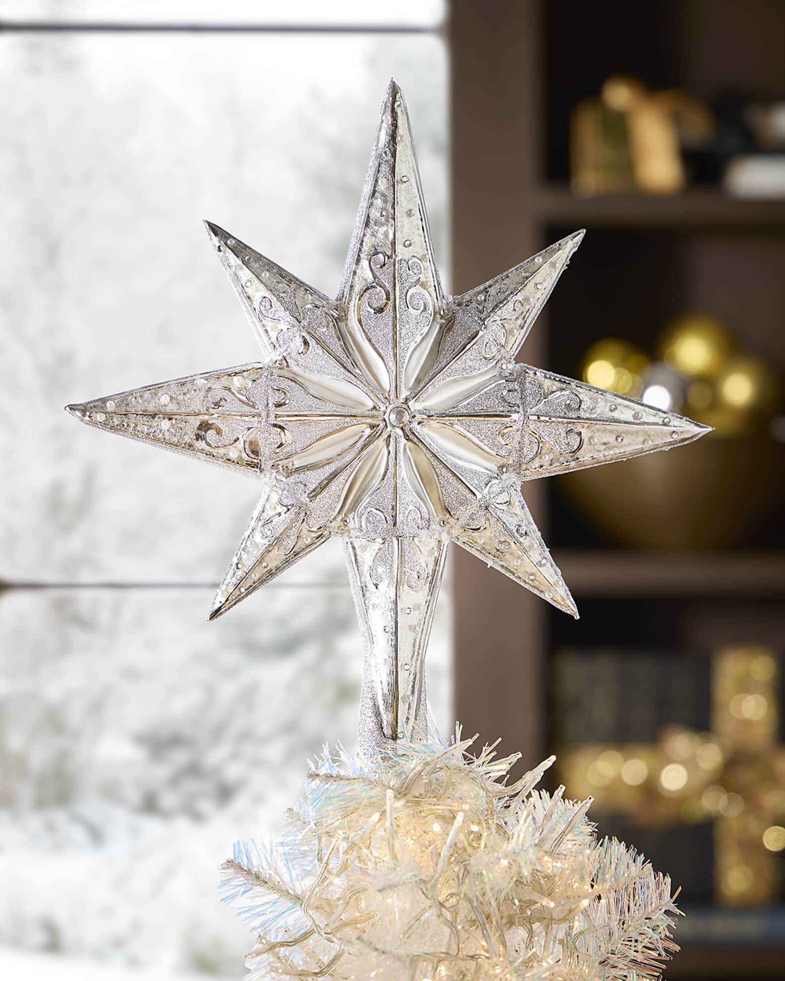 Silver】Supreme Christmas Tree Topper