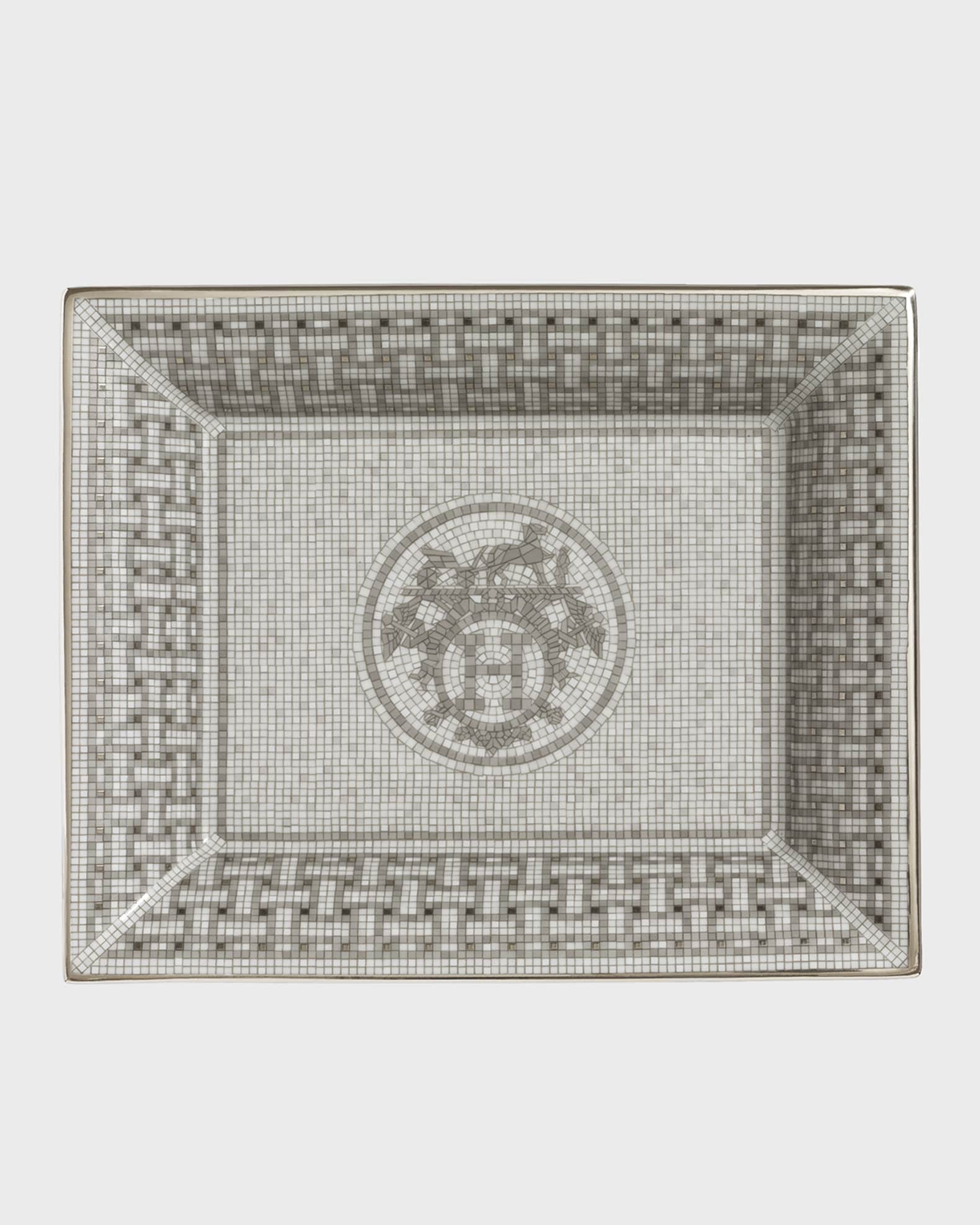 Hermes Mosaique Au 24 Platinum Tray