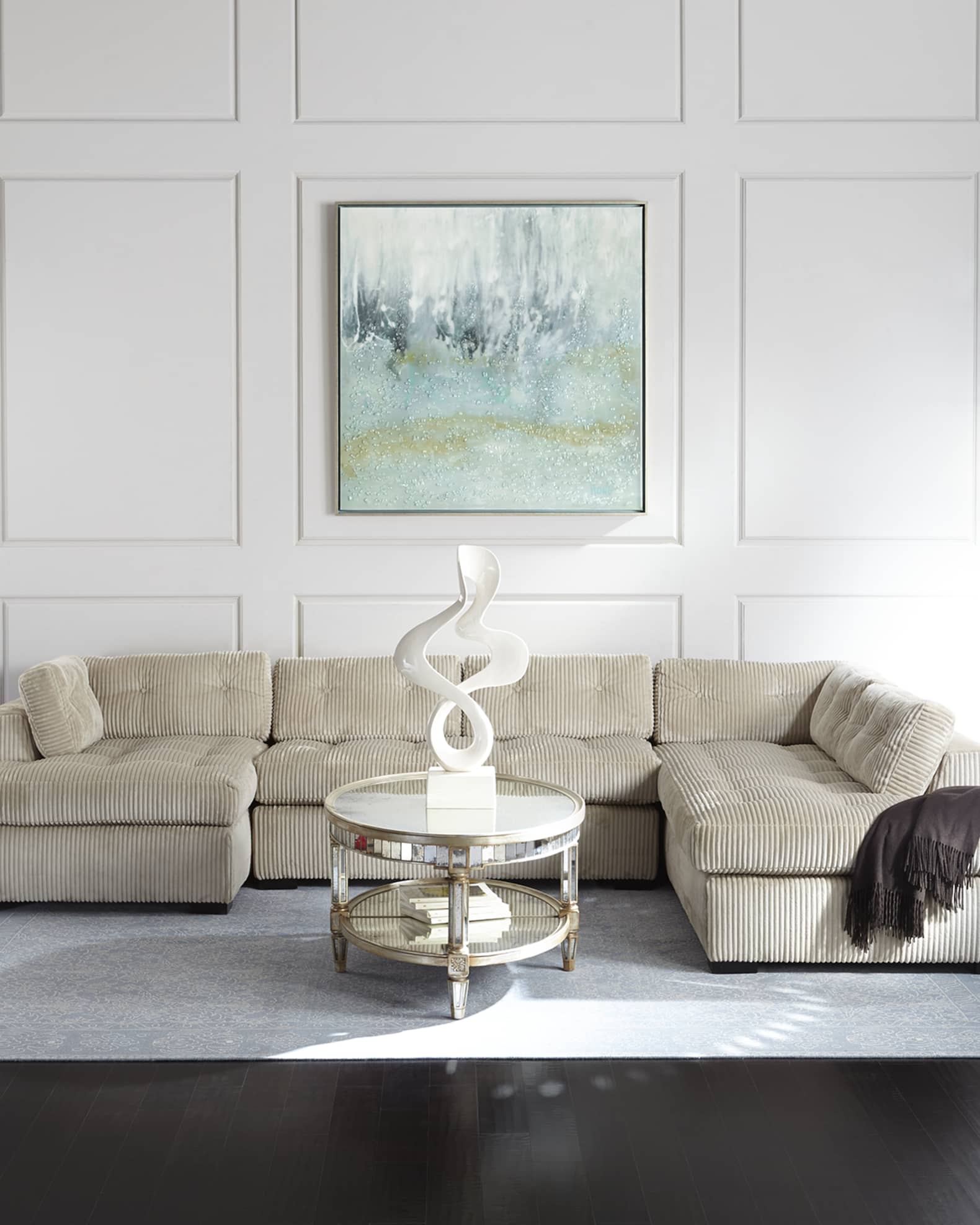 Sectional sofa with store right side chaise
