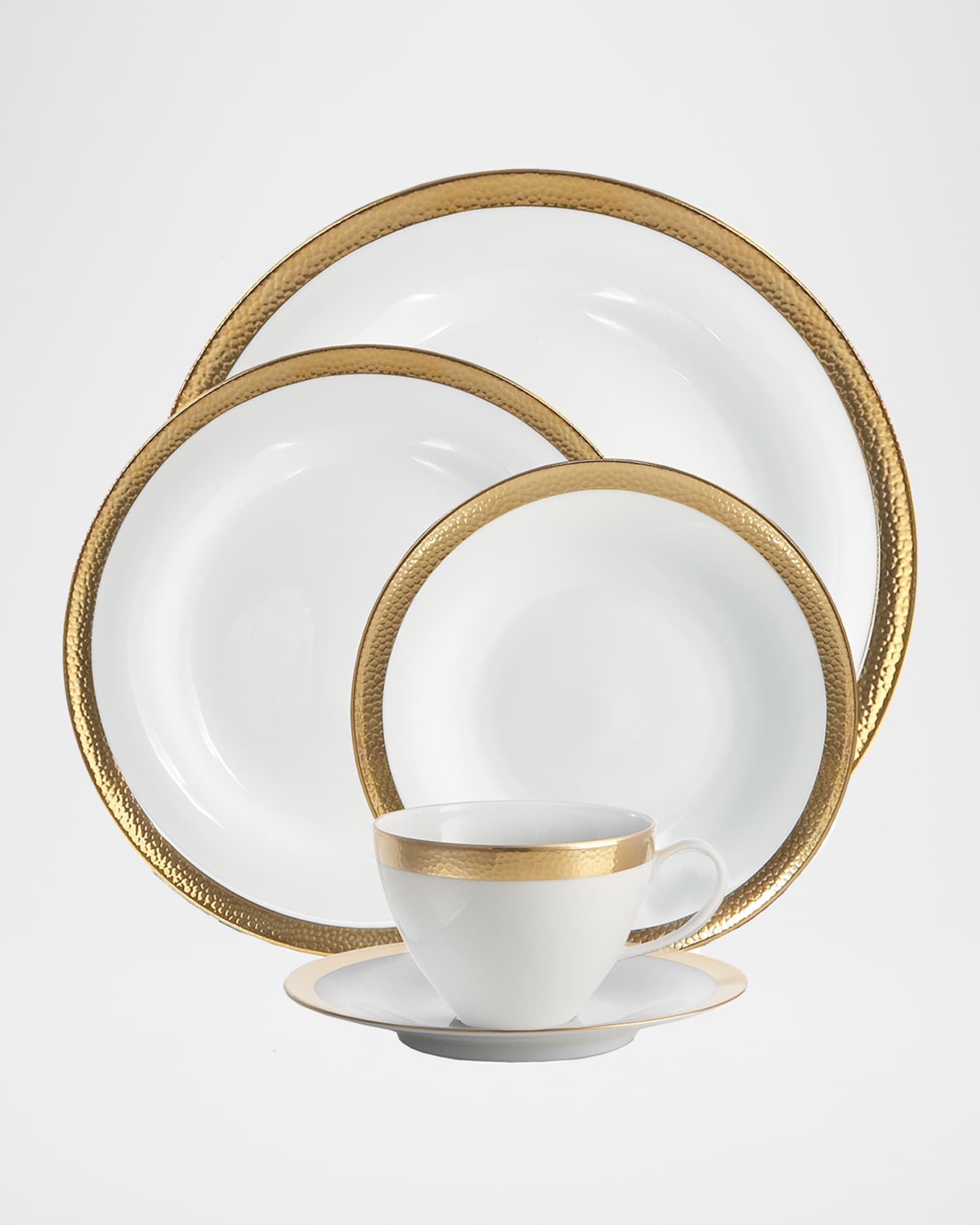 Michael Aram 5-Piece Goldsmith Dinnerware Place Setting