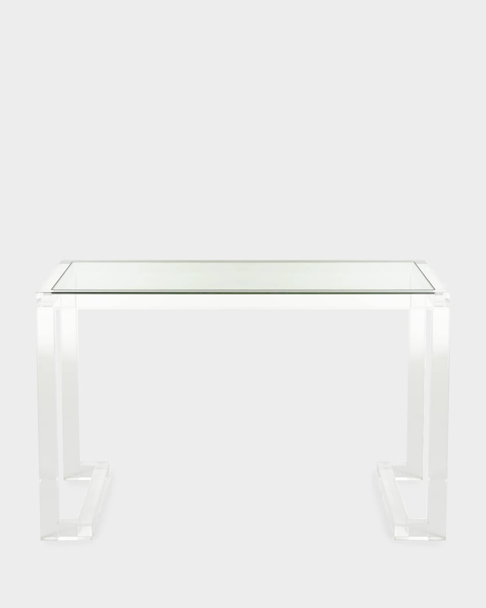 Acrylic home 2025 office desk