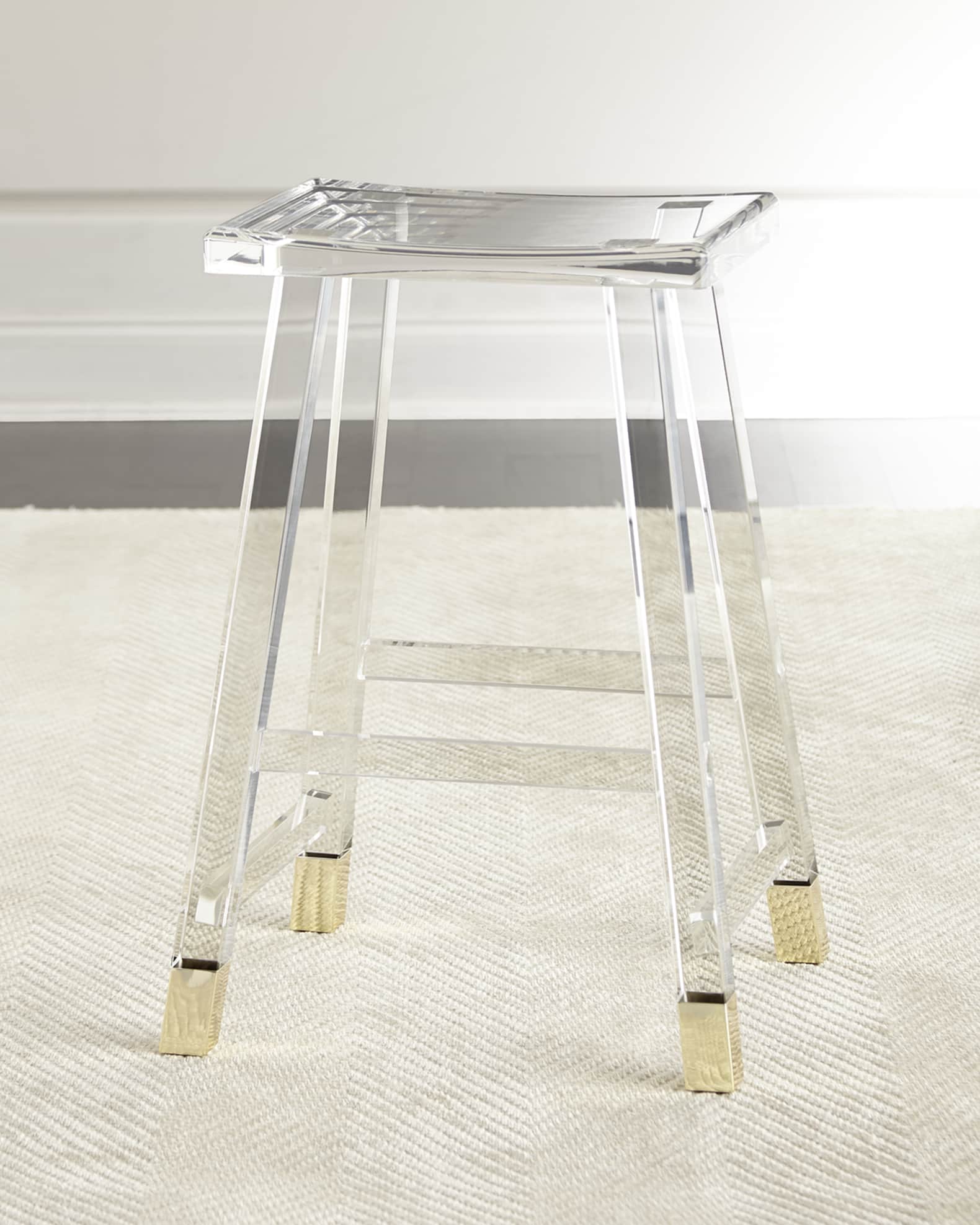 Gold acrylic counter stools 2025