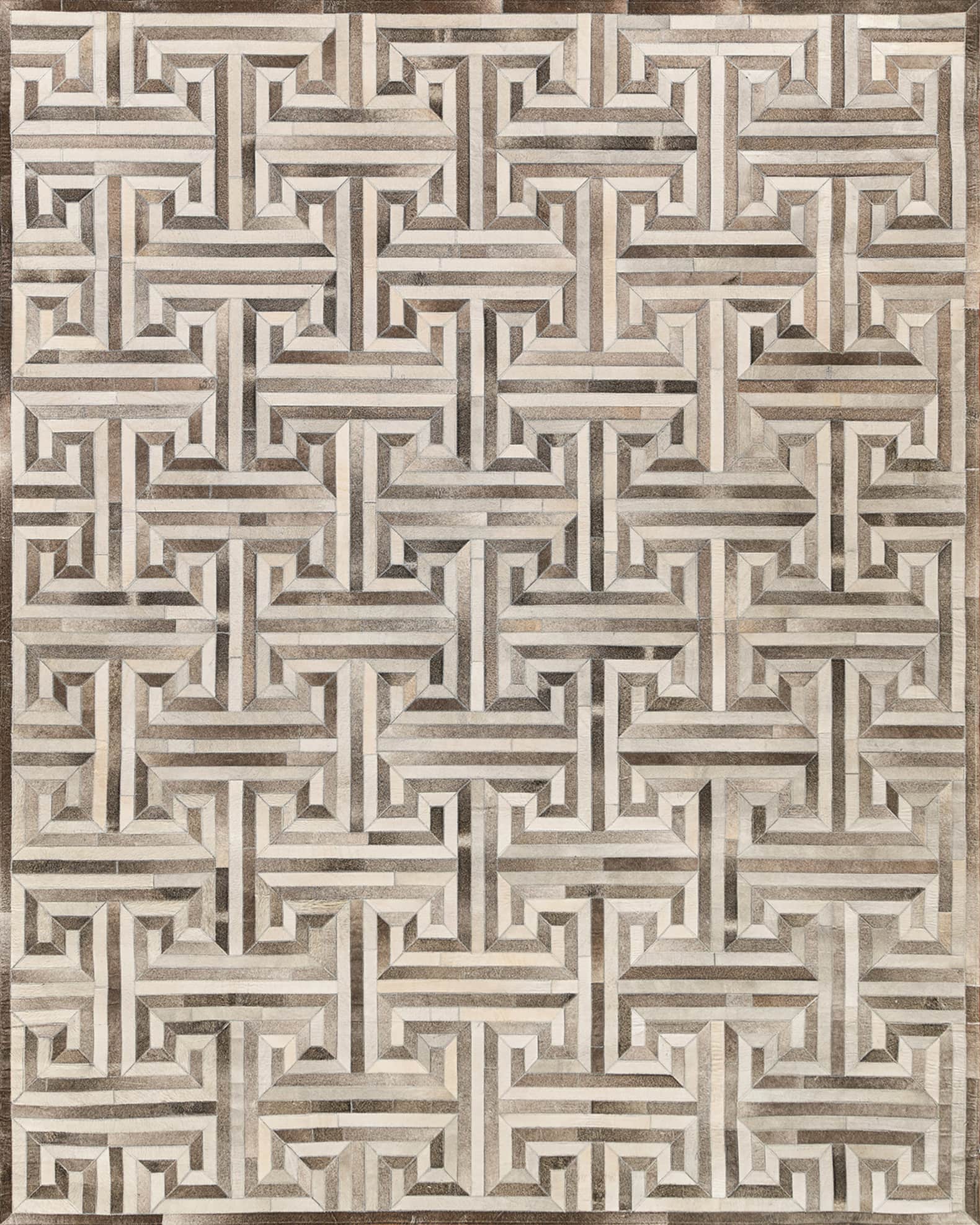 Exquisite Rugs Cityscape Hairhide Rug, 12' x 15'