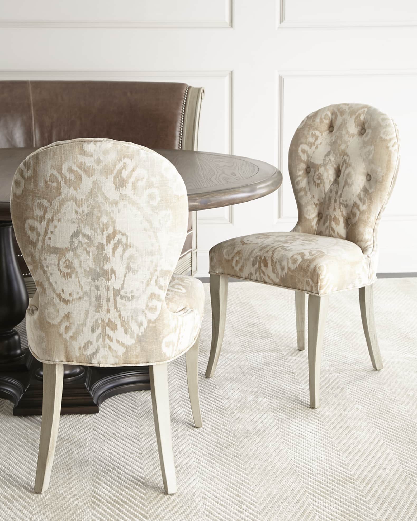 Massoud Porcelain Dining Chair Horchow