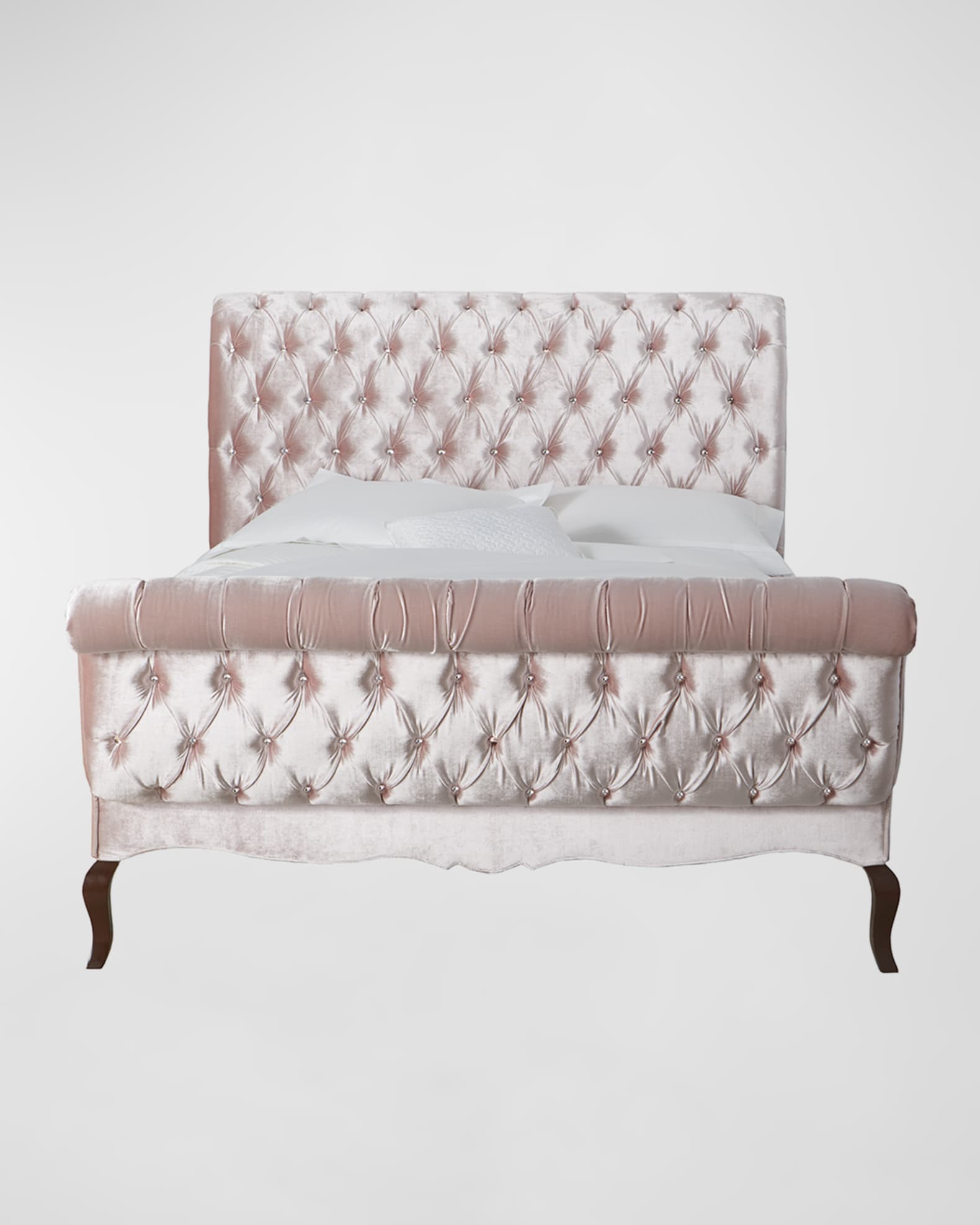Haute House Duncan Fife Blush Tufted California King Bed