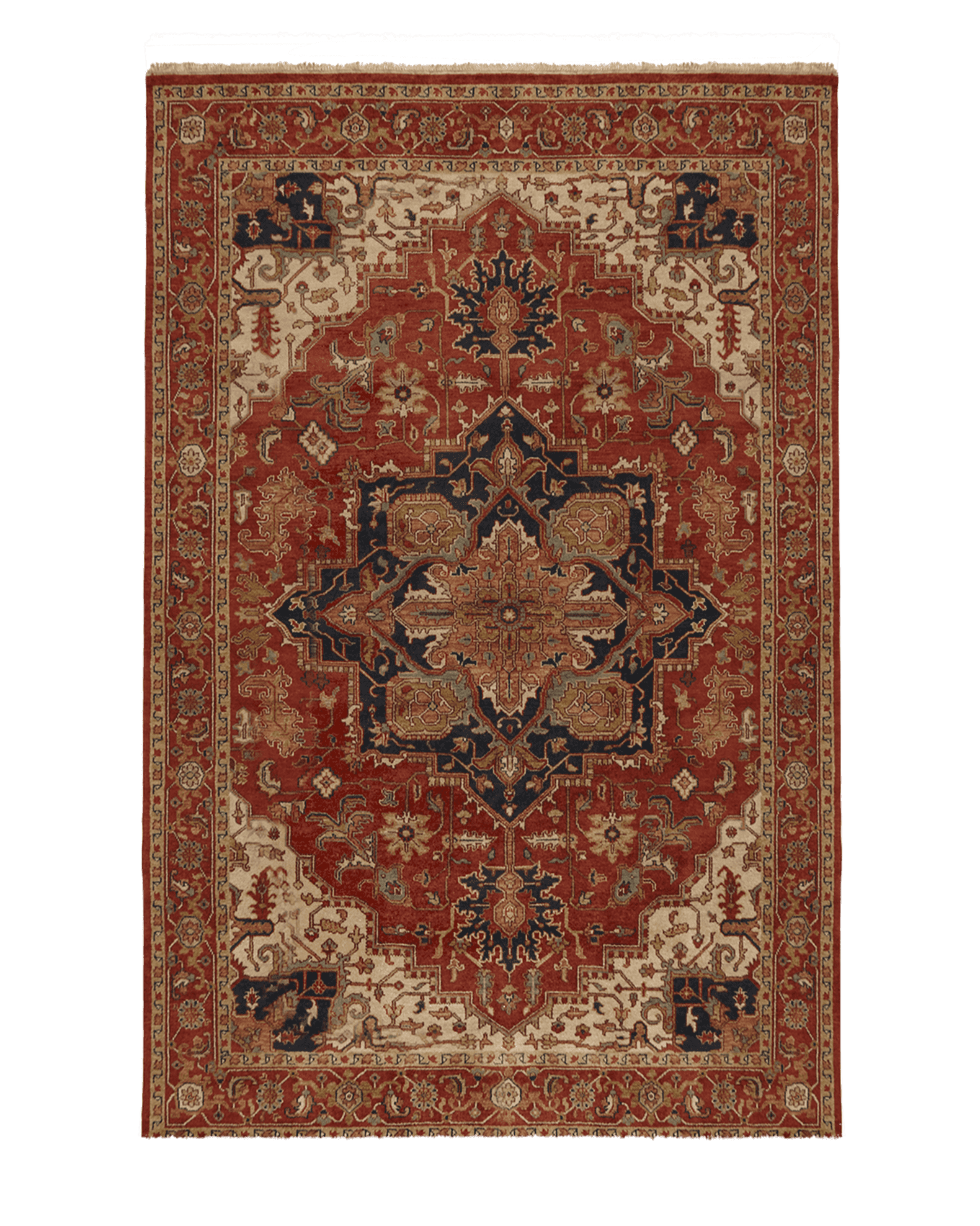 Hand knotted runner on sale