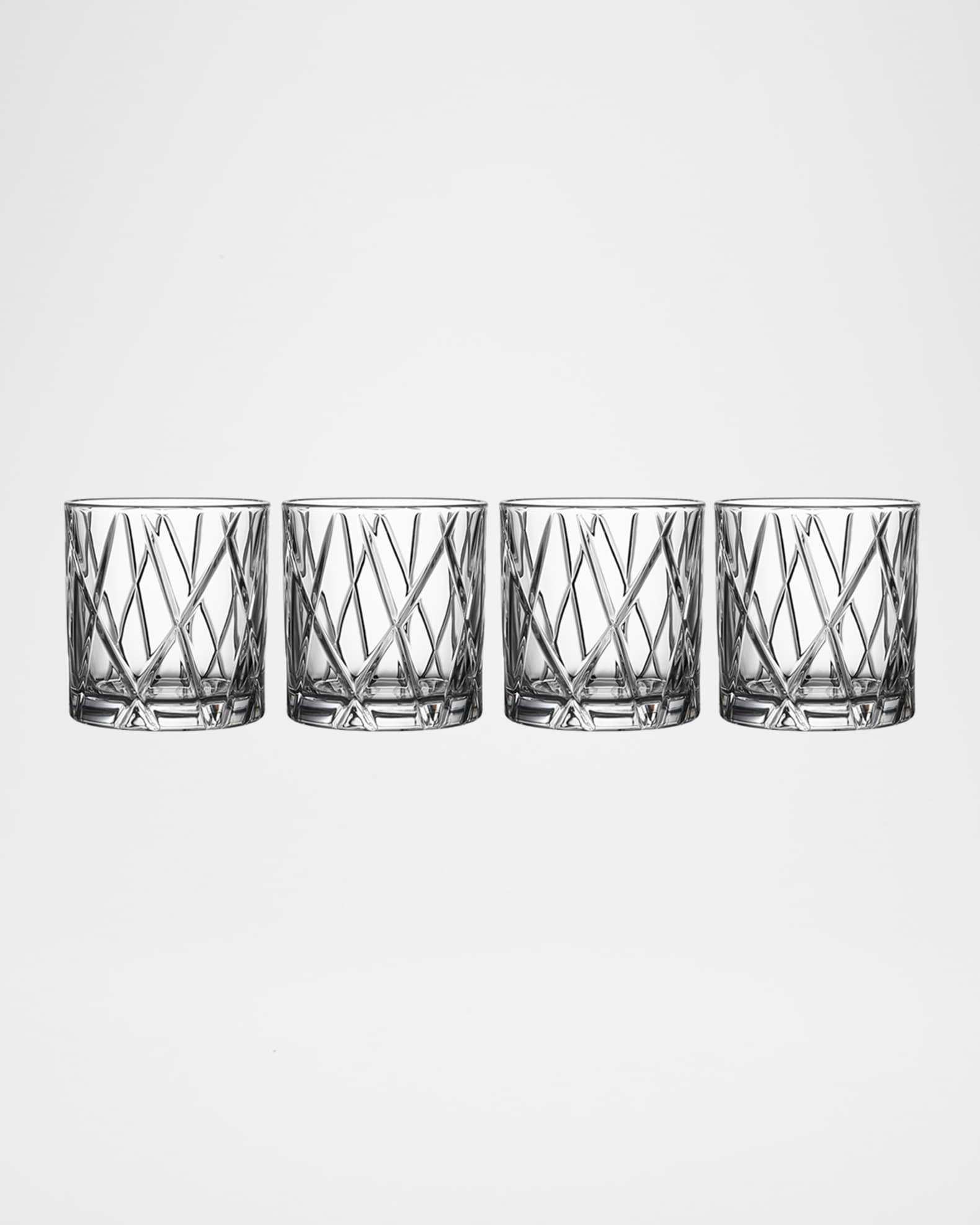 Orrefors City Double Old-Fashioneds, Set of 4
