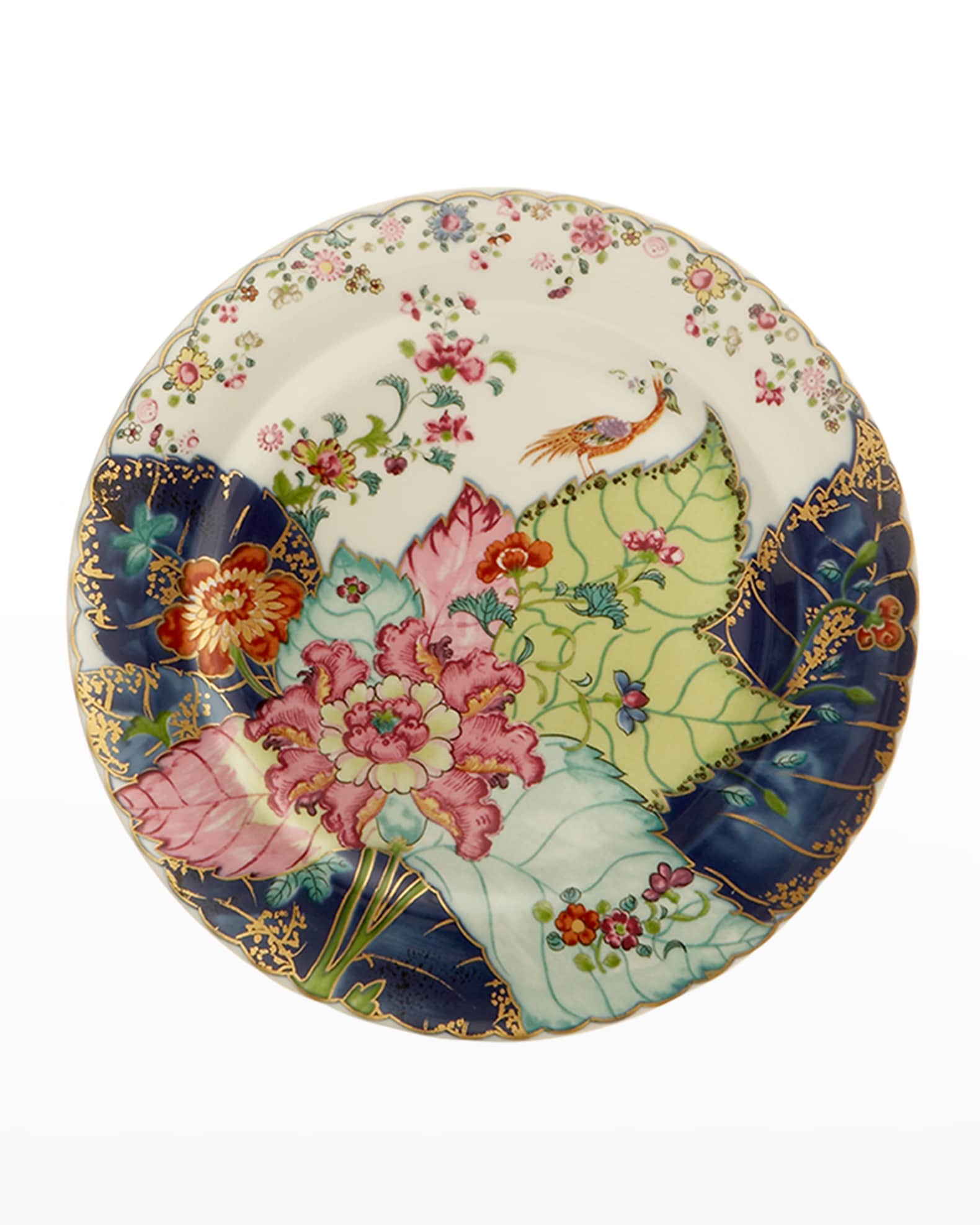 Mottahedeh Tobacco Leaf Salad/Dessert Plate
