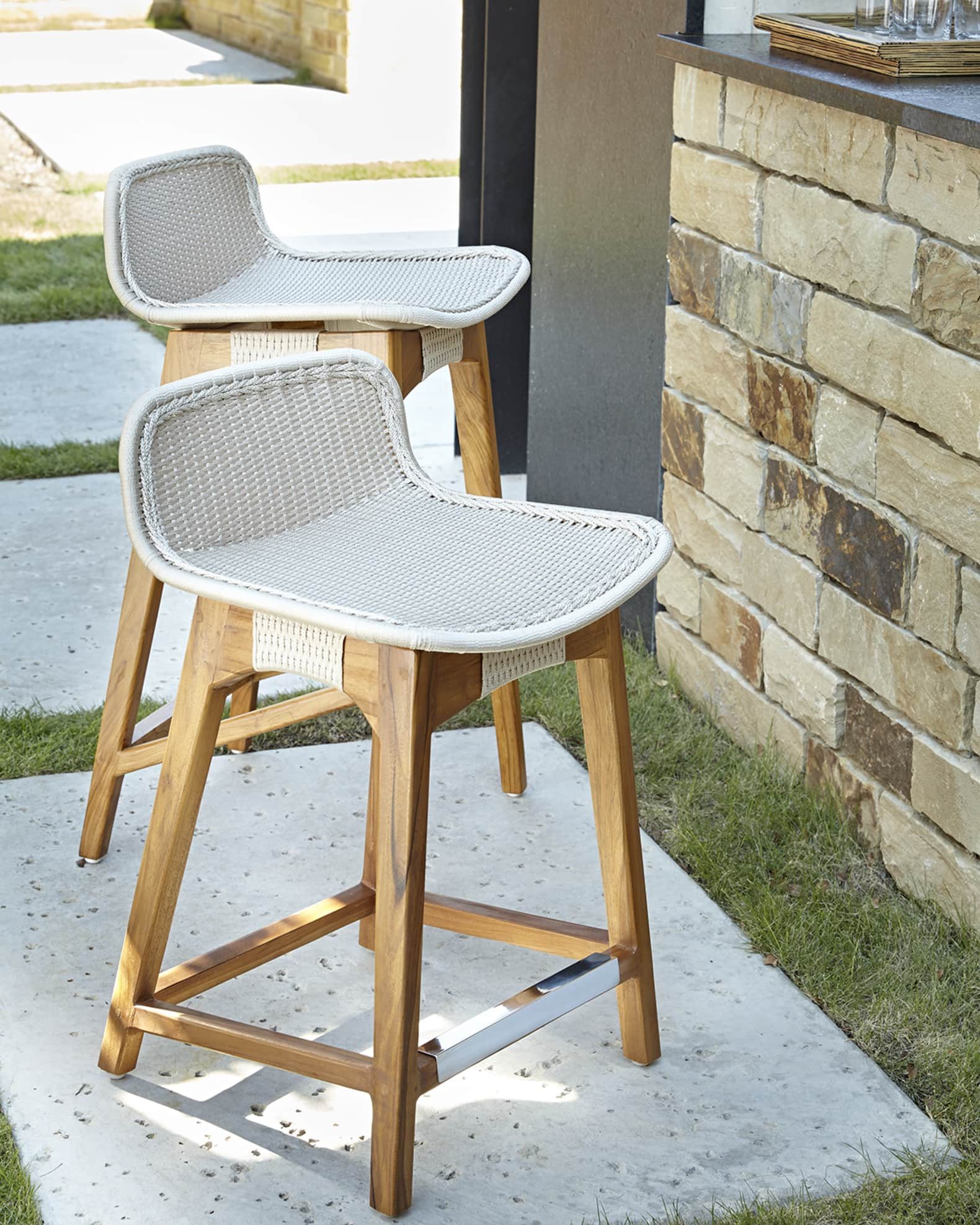 Palecek Vista Outdoor Counter Stool