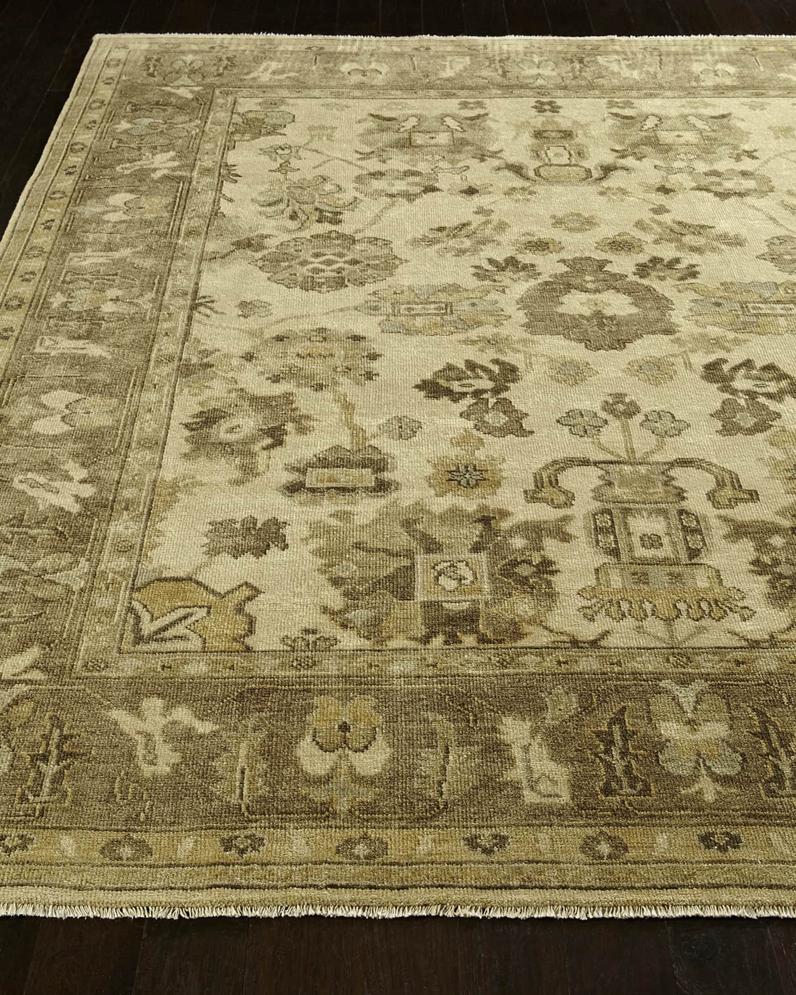 Exquisite Rugs Kersey Oushak Rug,  9' x 12'