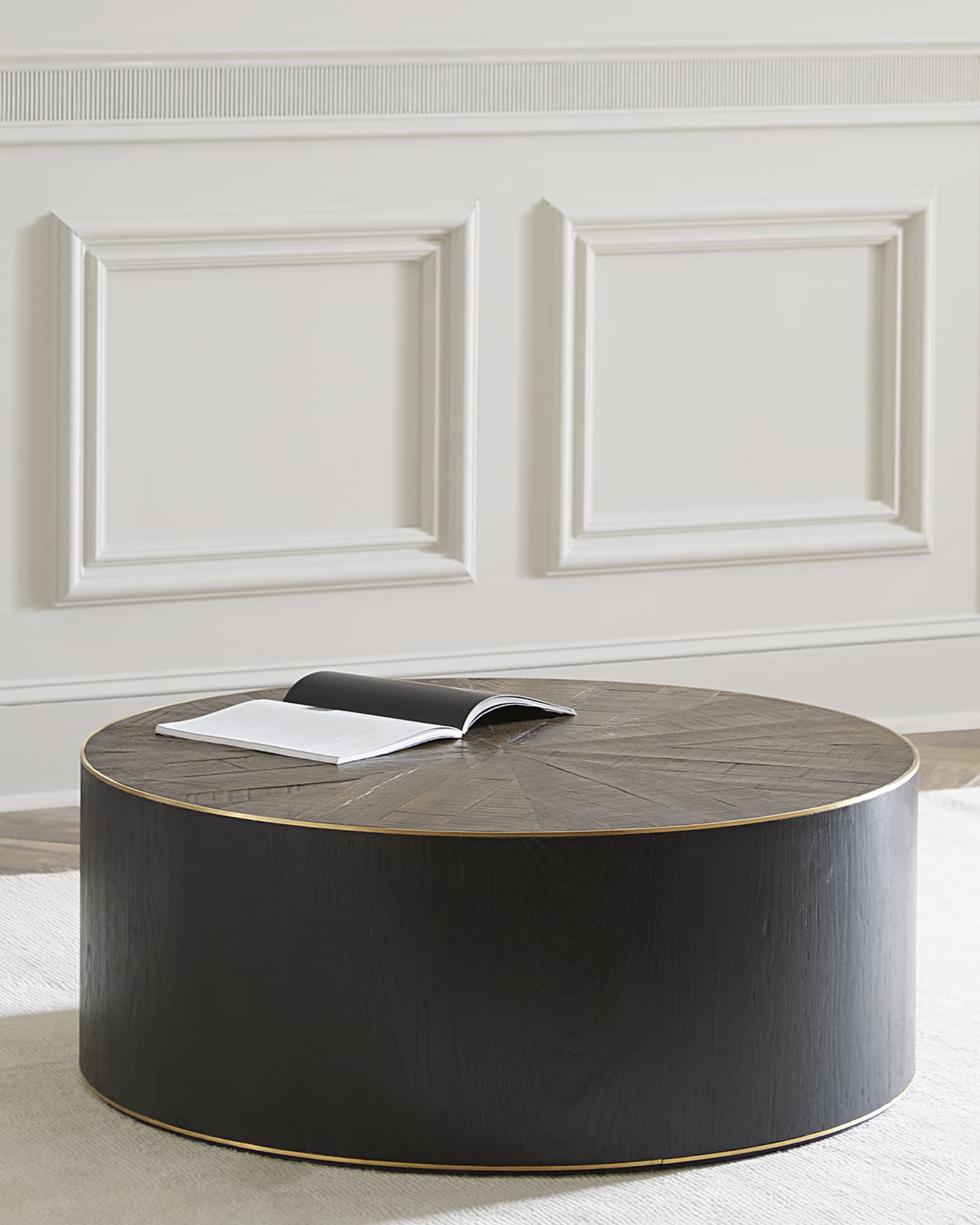 Lucas round coffee table deals