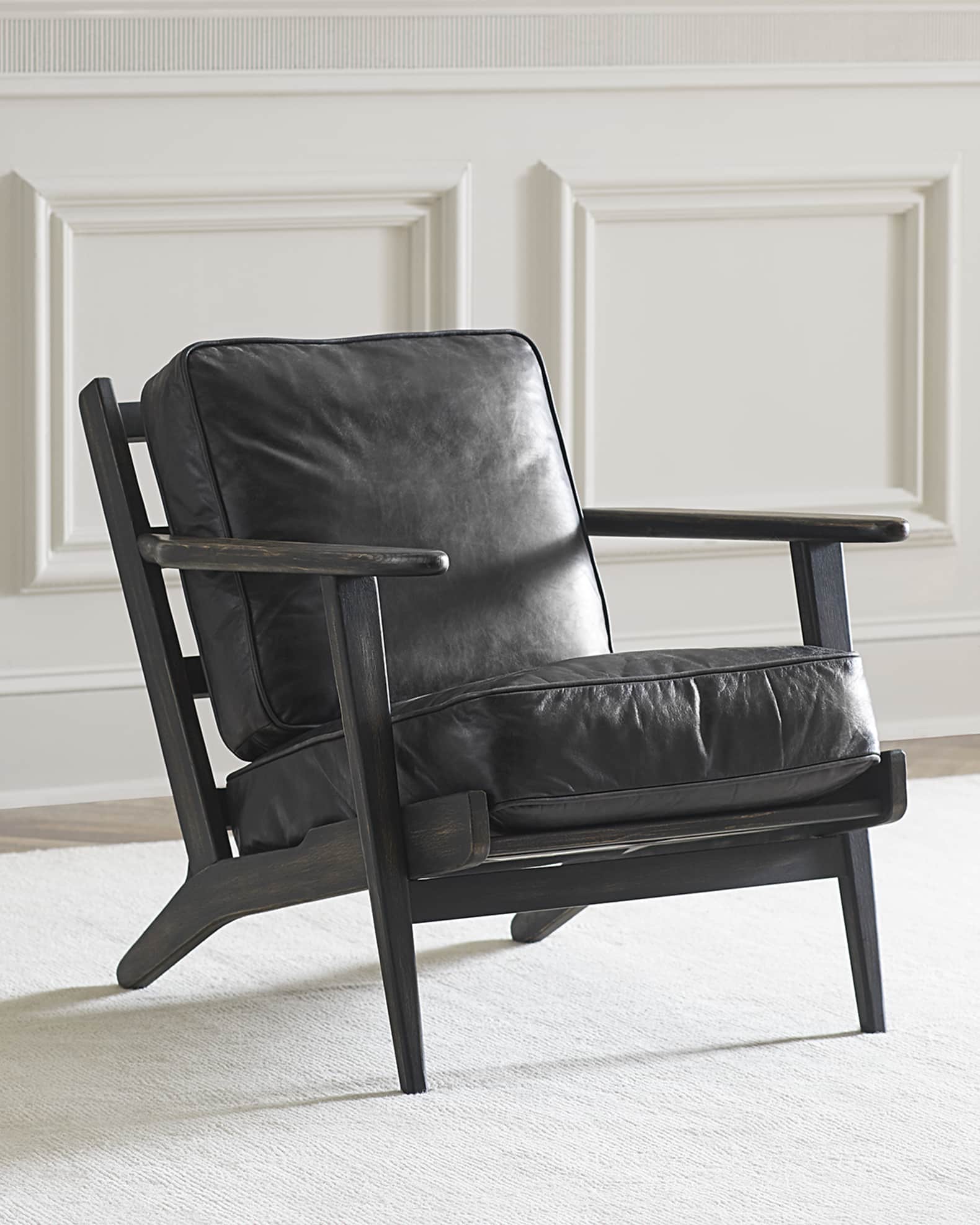 Four Hands Brooks Leather Lounge Chair