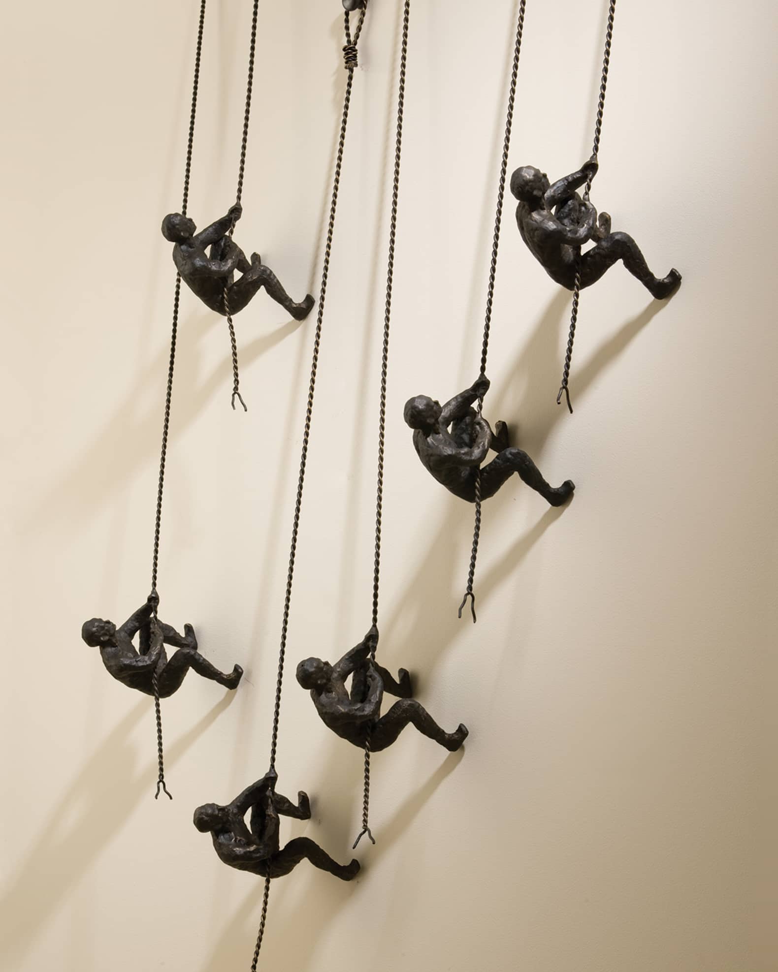Climbing man wall sculpture sale