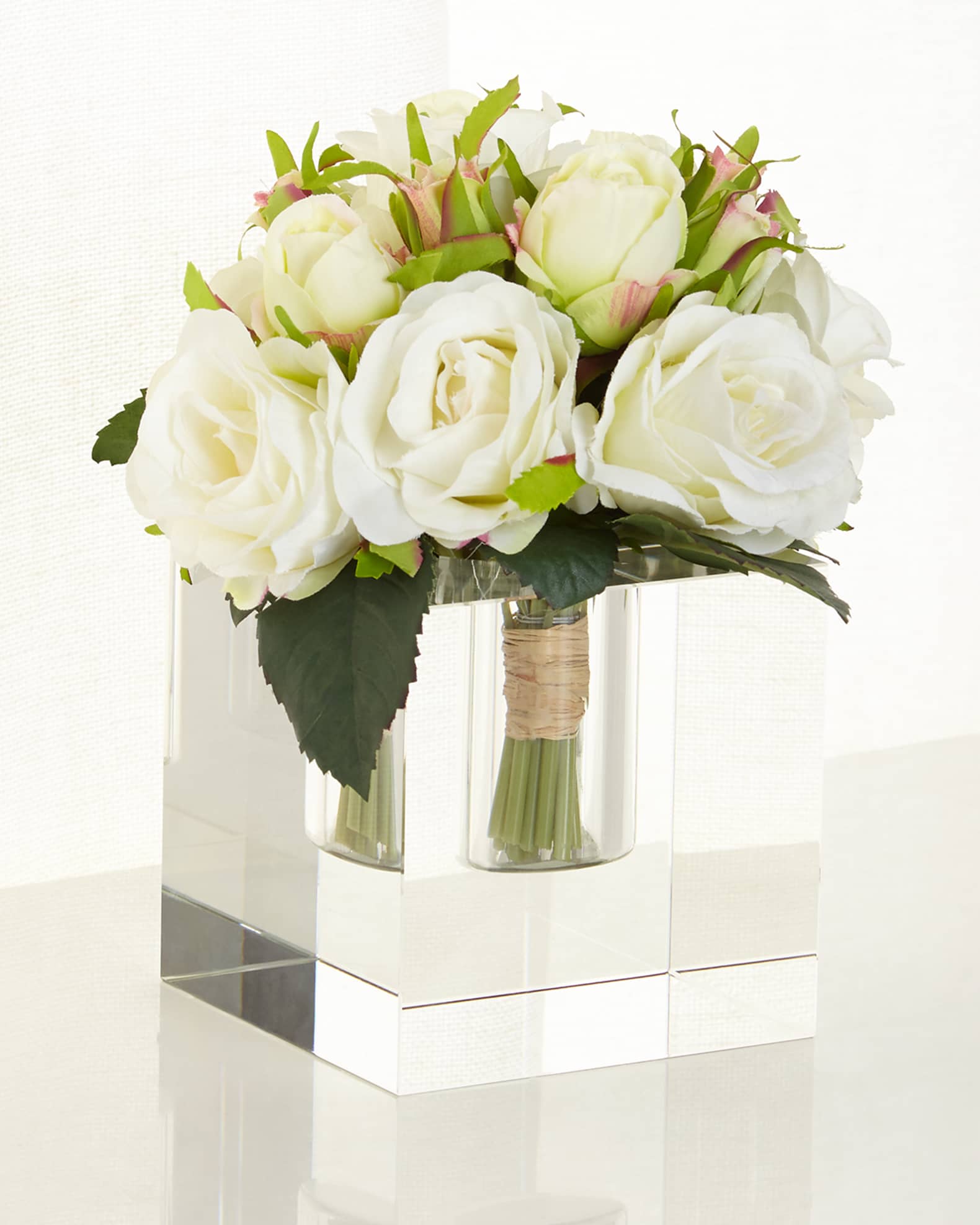 JohnRichard Collection "Diamonds & Roses" Faux Floral Horchow