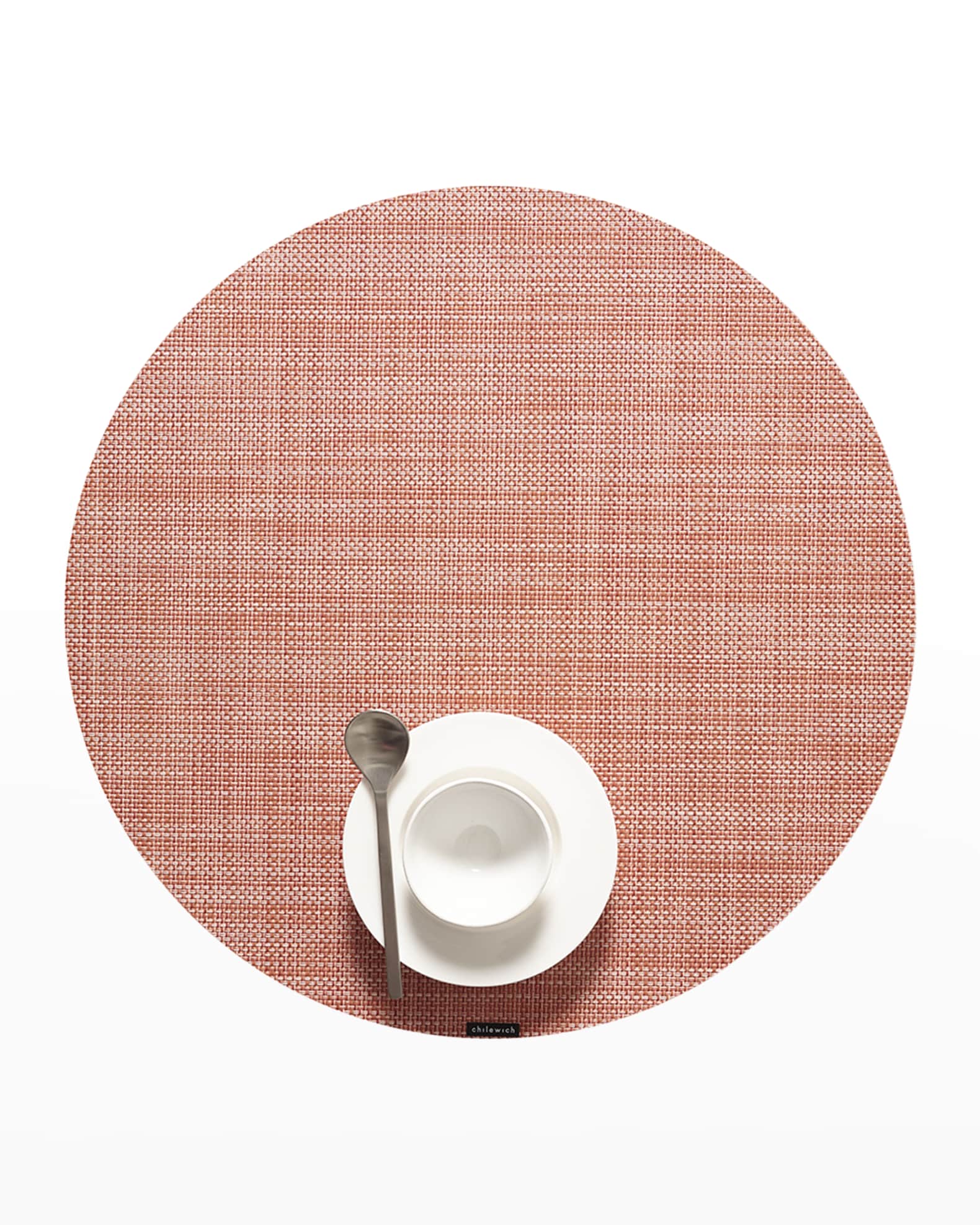 Chilewich MiniBasketweave Round Placemat Horchow