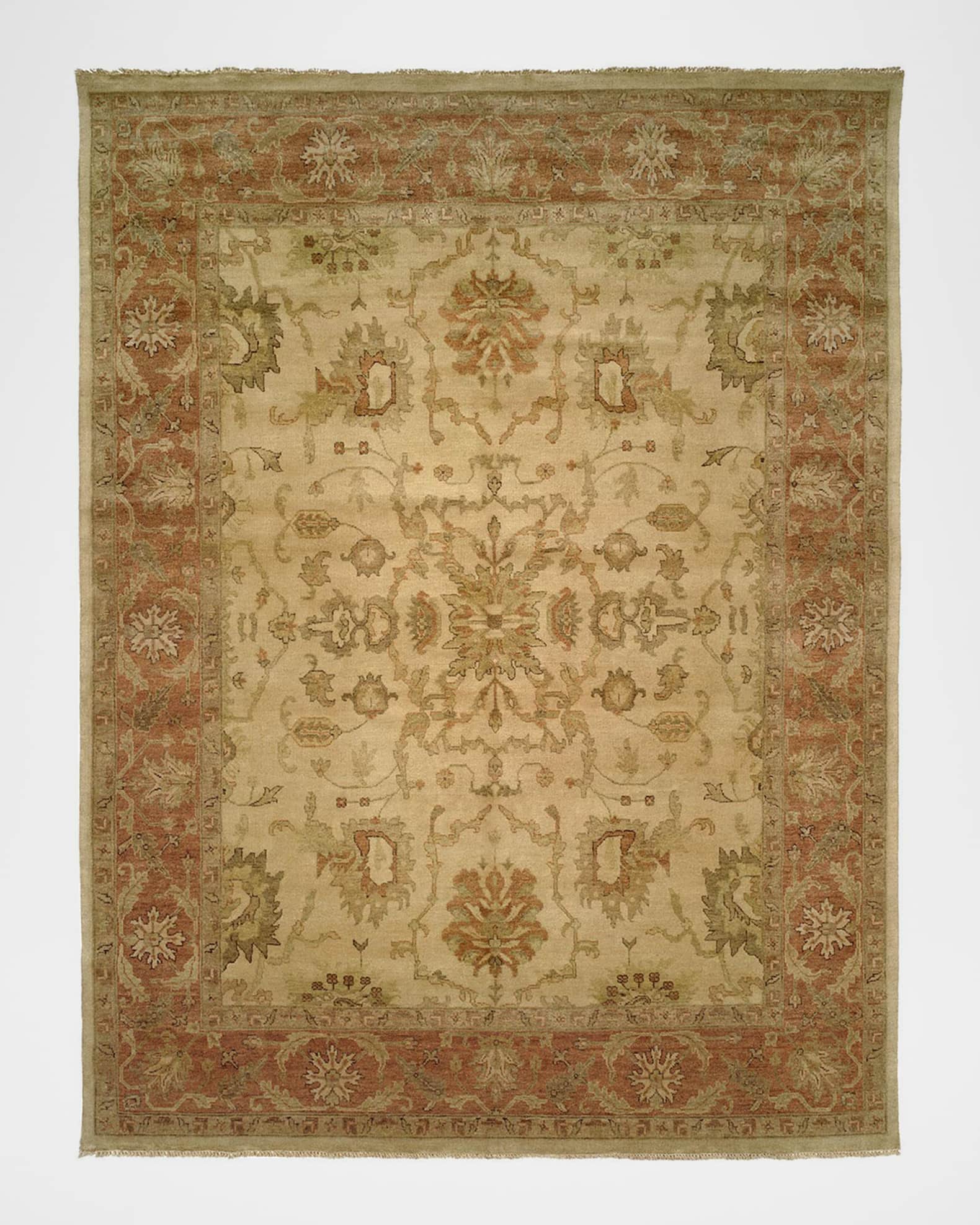 Haven & Loom Latte Rust Oushak Rug, 4' x 6' | Horchow