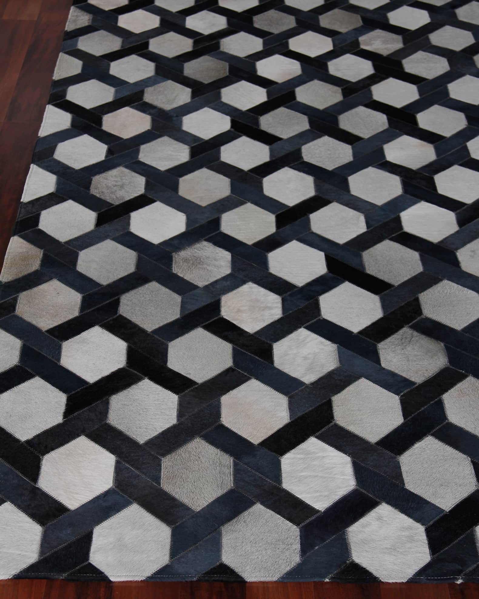 Exquisite Rugs Solomon Hairhide Rug, 5' x 8'