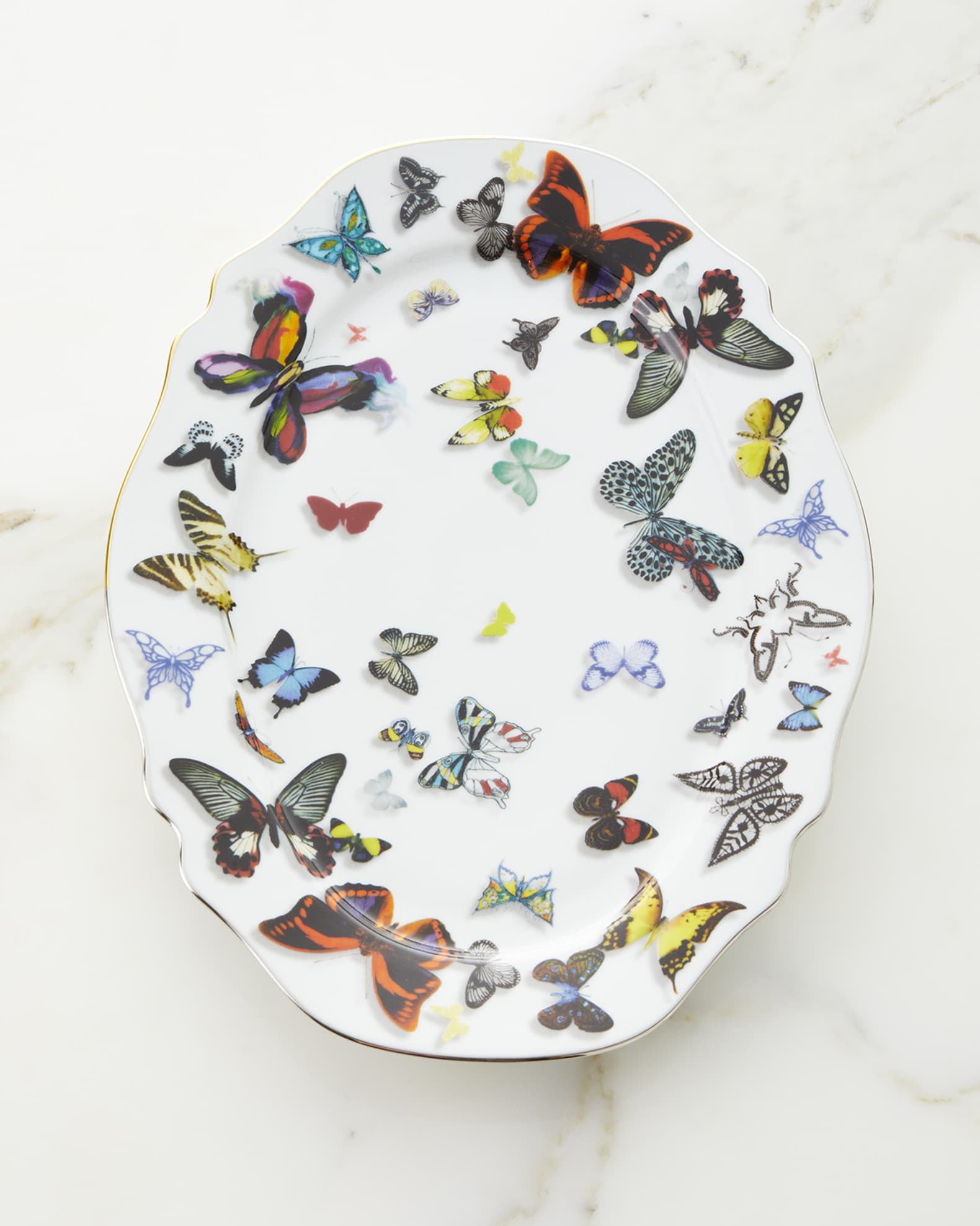 Christian LaCroix X Vista Alegre Butterfly Parade Small Platter Horchow