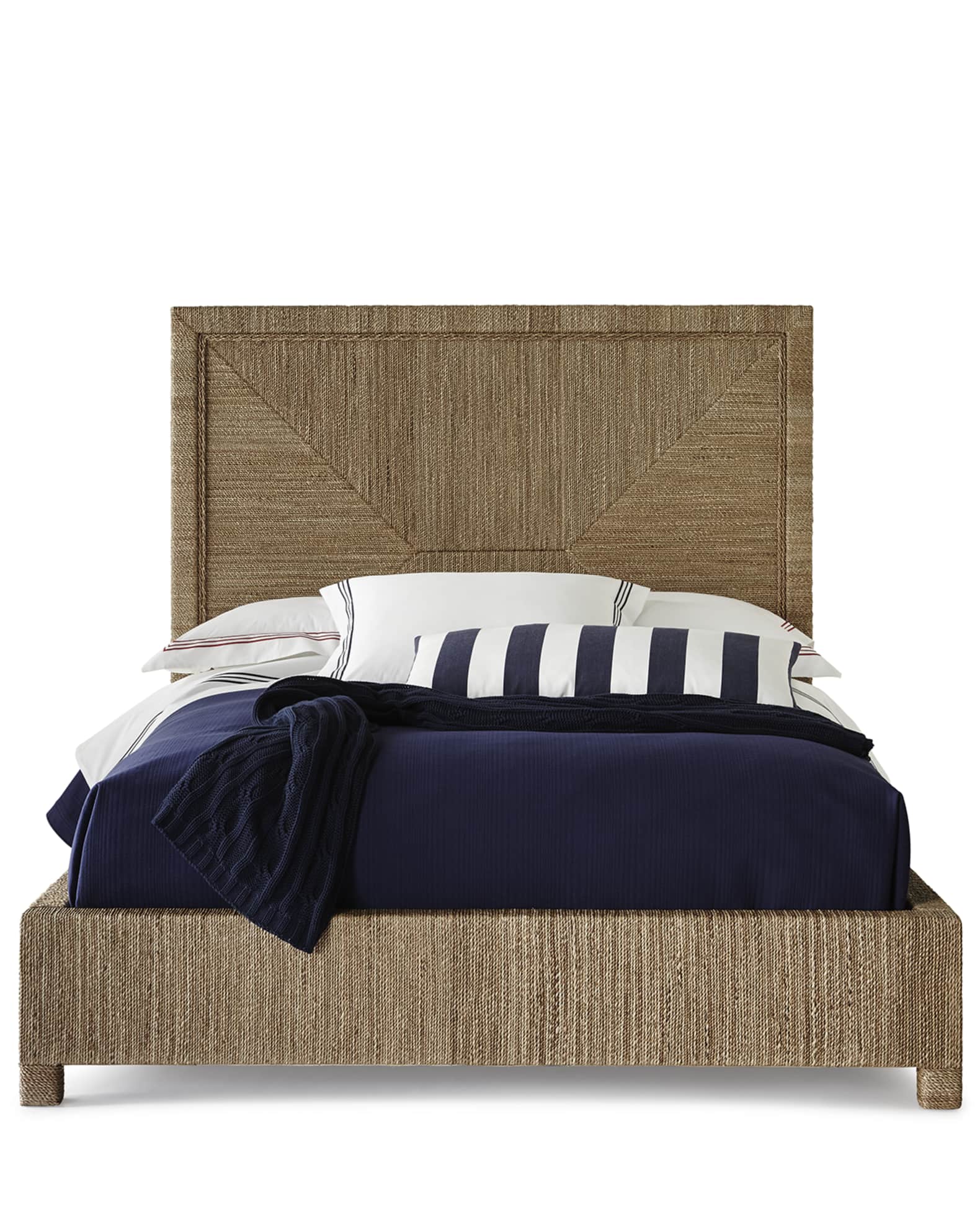 Seagrass king discount bed frame
