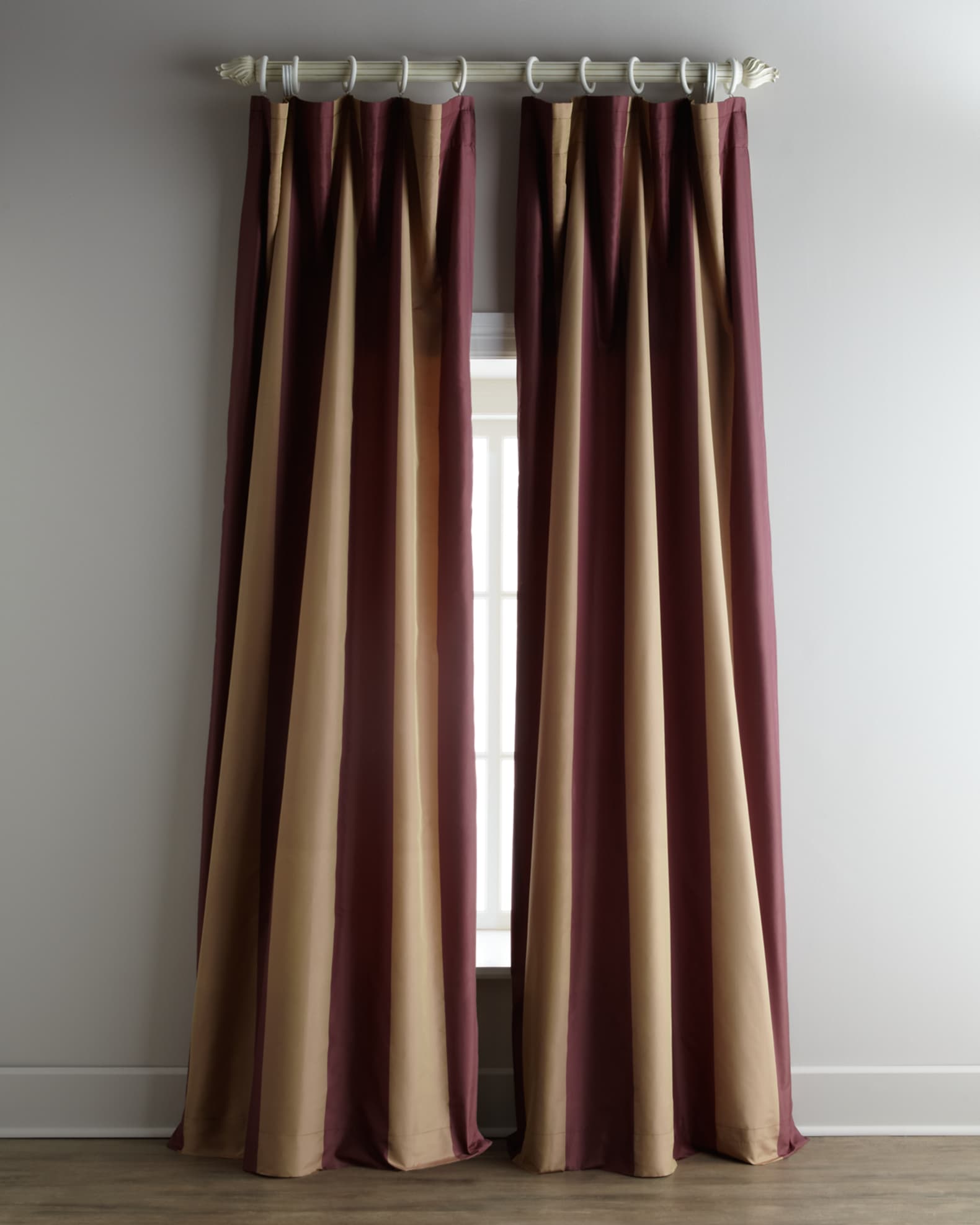 Home Silks Each Hampton Curtain, 96"L Horchow