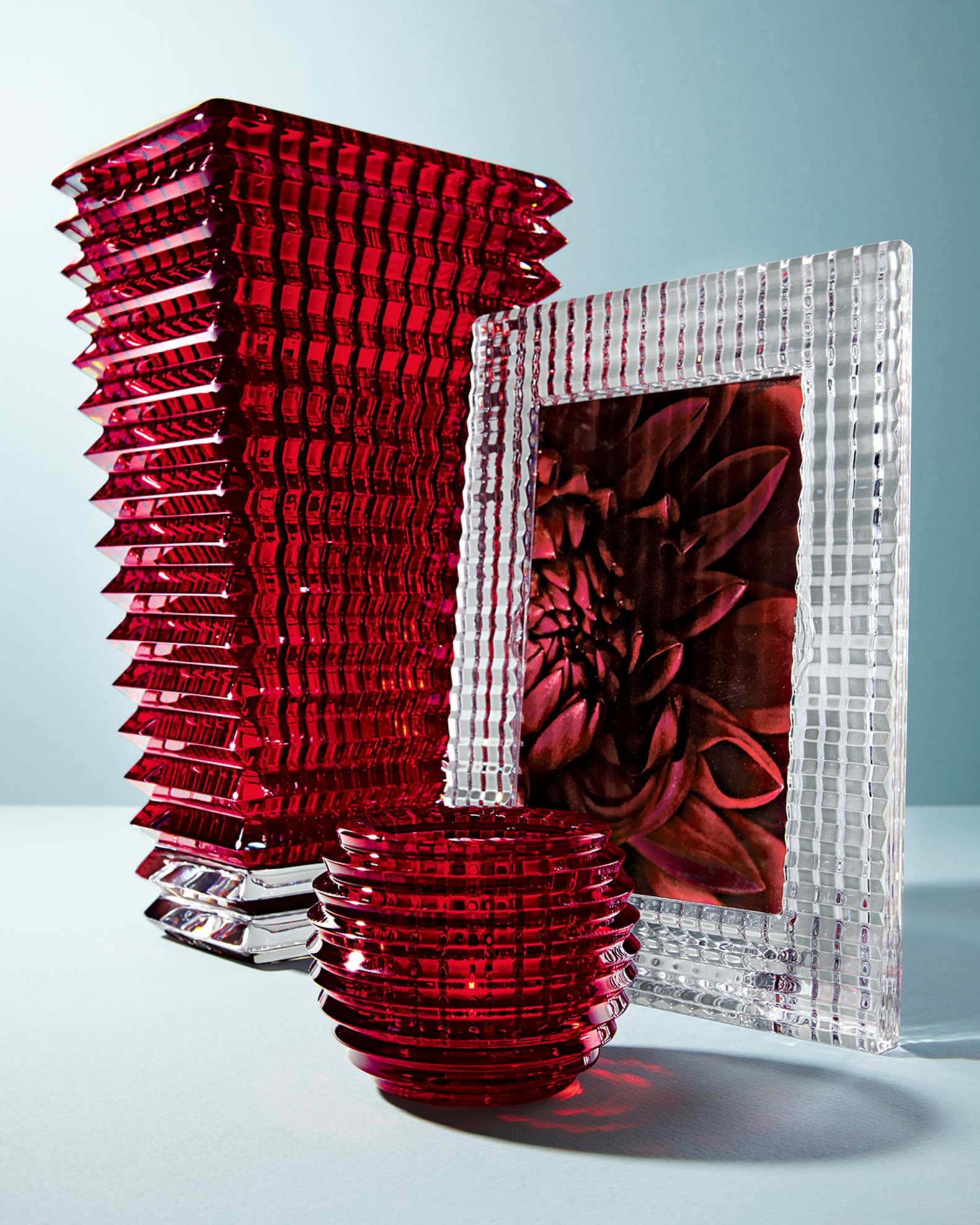 Baccarat Large Rectangular Eye Vase | Horchow
