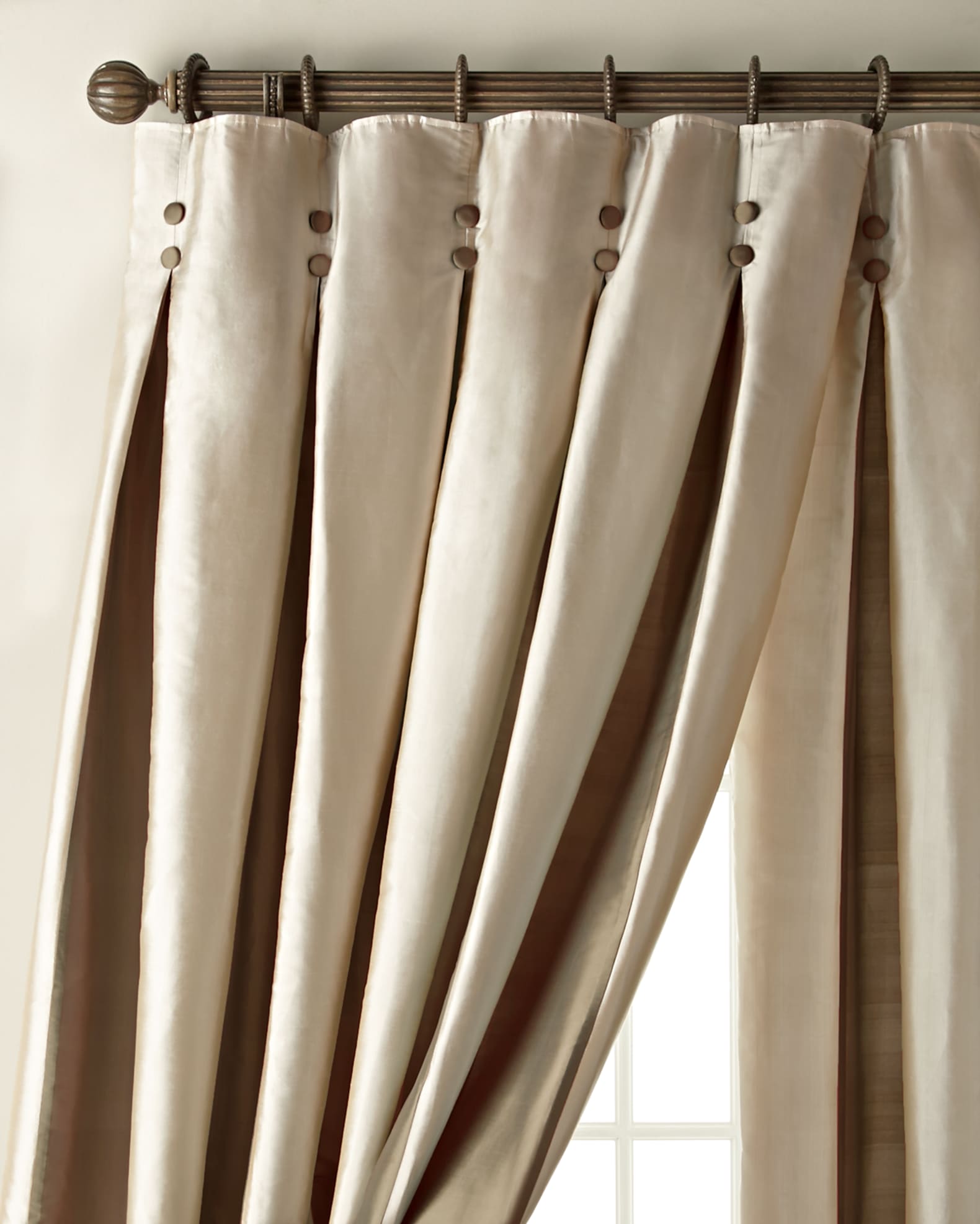 Amity Home Each 96"L Inverted Pleat Curtain