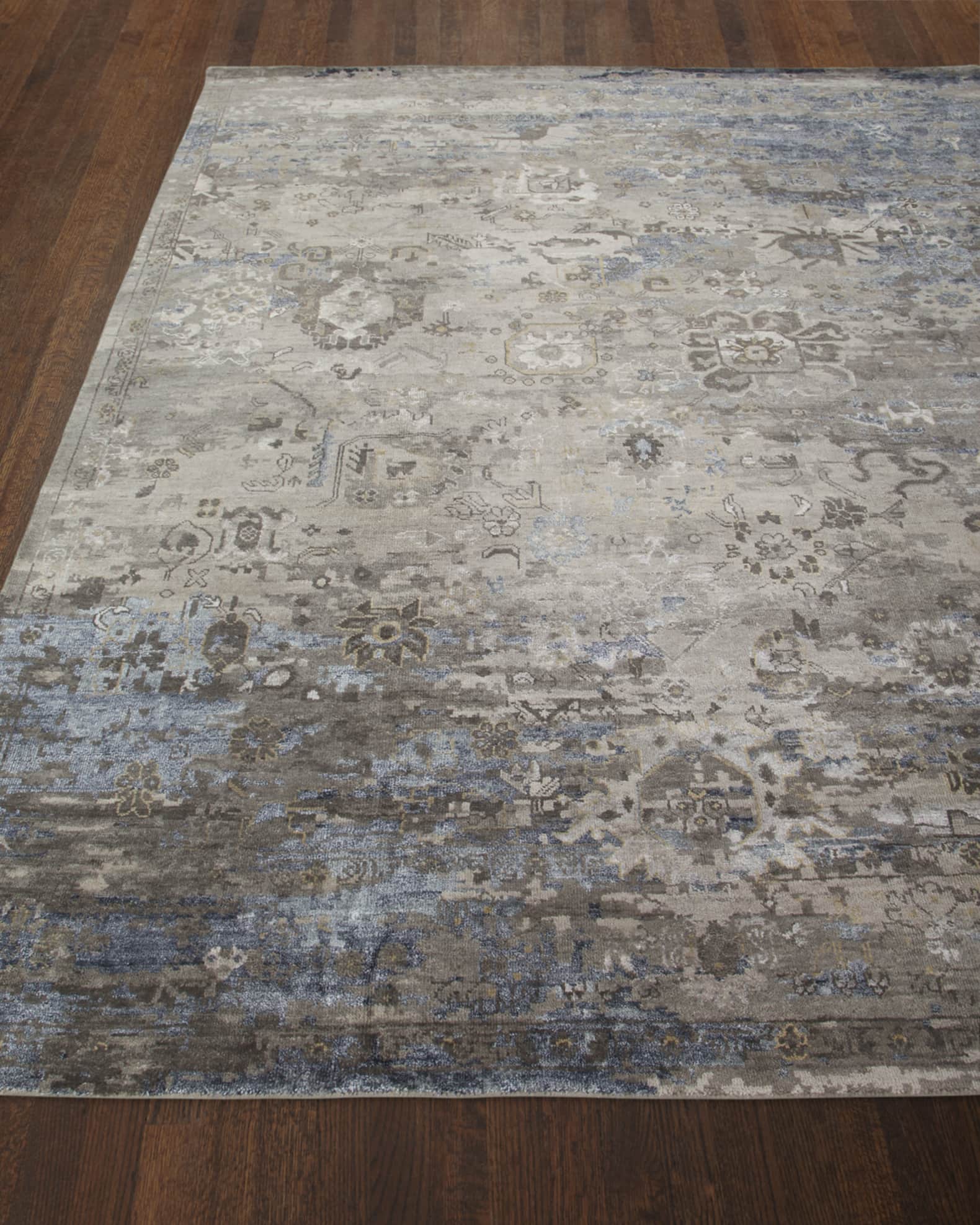 Mayley Vintage Hand-Knotted Rug, 3' x 10'