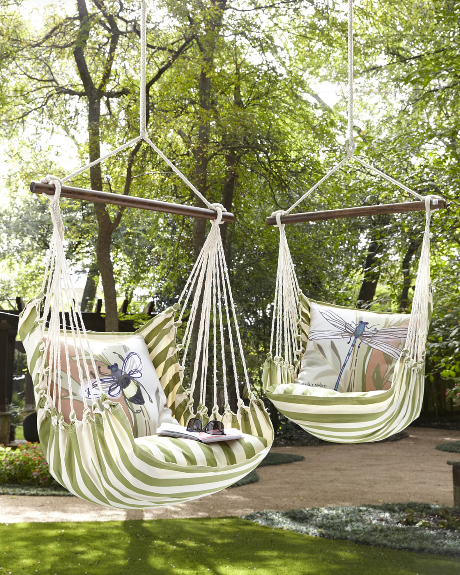 Magnolia Casual Bumblebee Summer Palms Swing