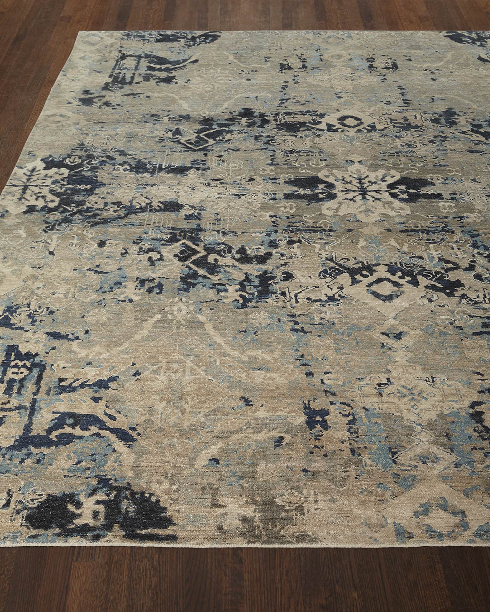 Haven & Loom Zaffre Hand-Knotted Rug, 3' x 10'