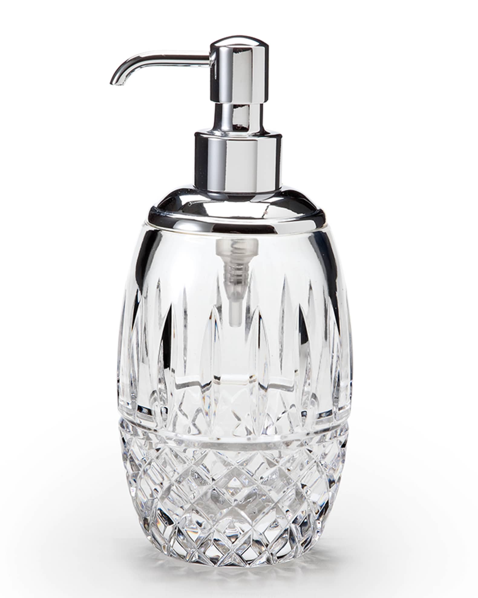 Labrazel Marie Clear Pump Dispenser, Chrome Horchow