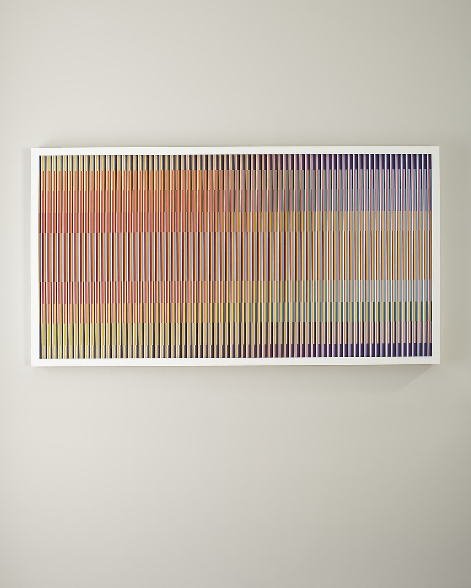 "Colors Flowing" 3D Wall Art, 79" x 42"