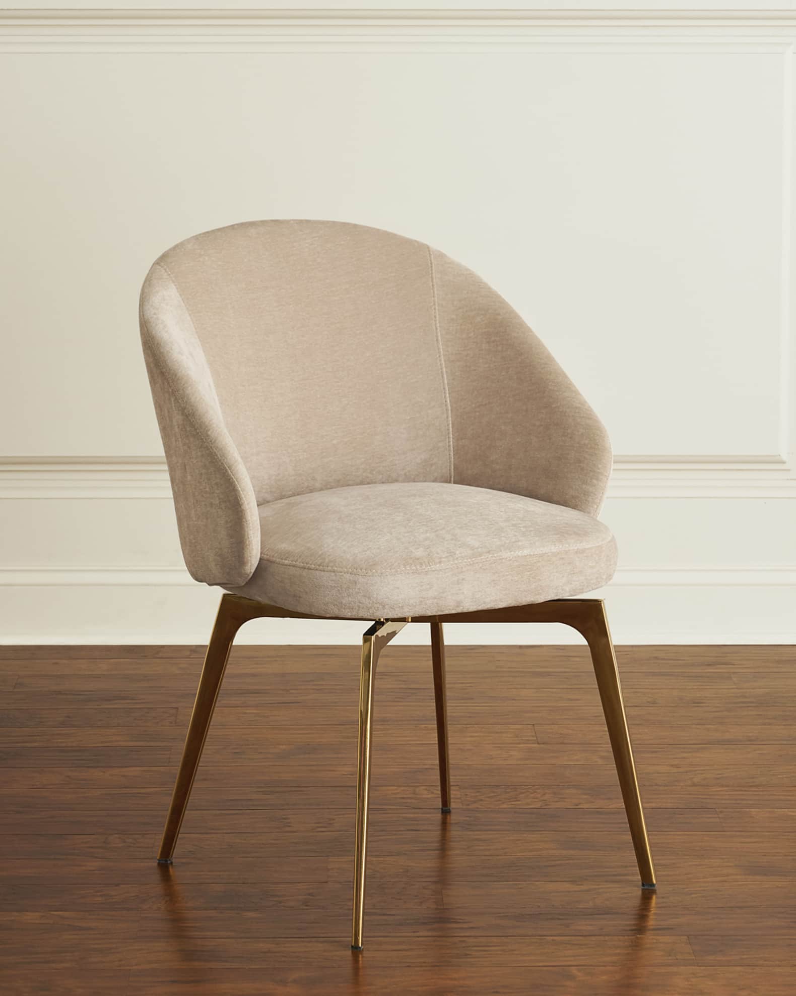 Chenille cheap dining chair