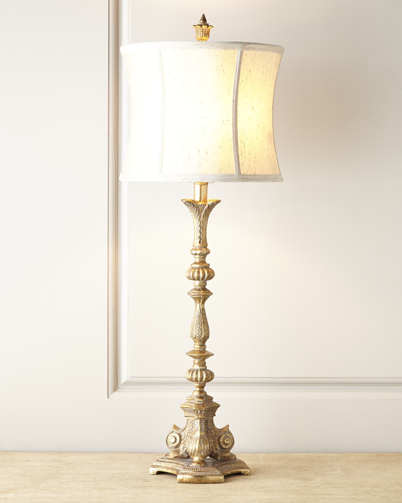 Silver and gold lamp 2025