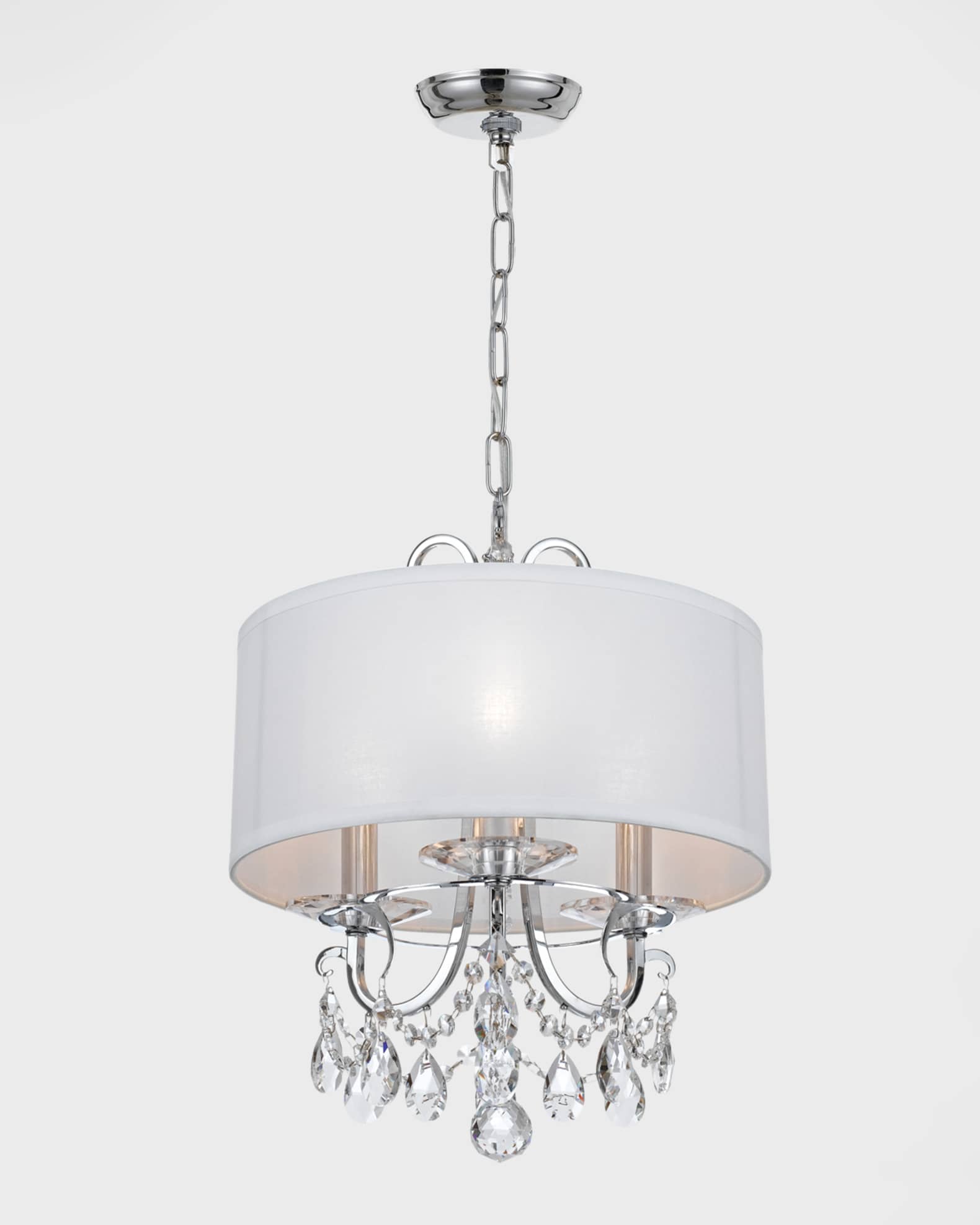 3 light chandelier chrome on sale