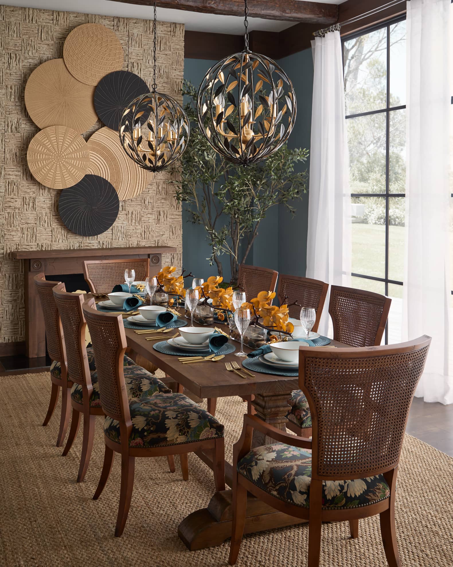 Bronze sphere chandelier outlet