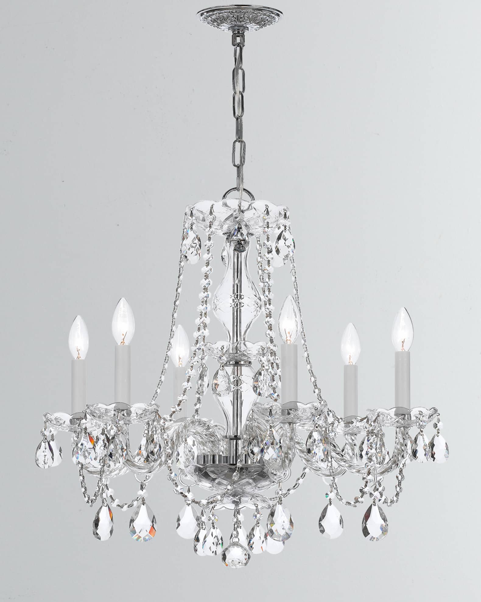 6 light crystal chandelier 2025