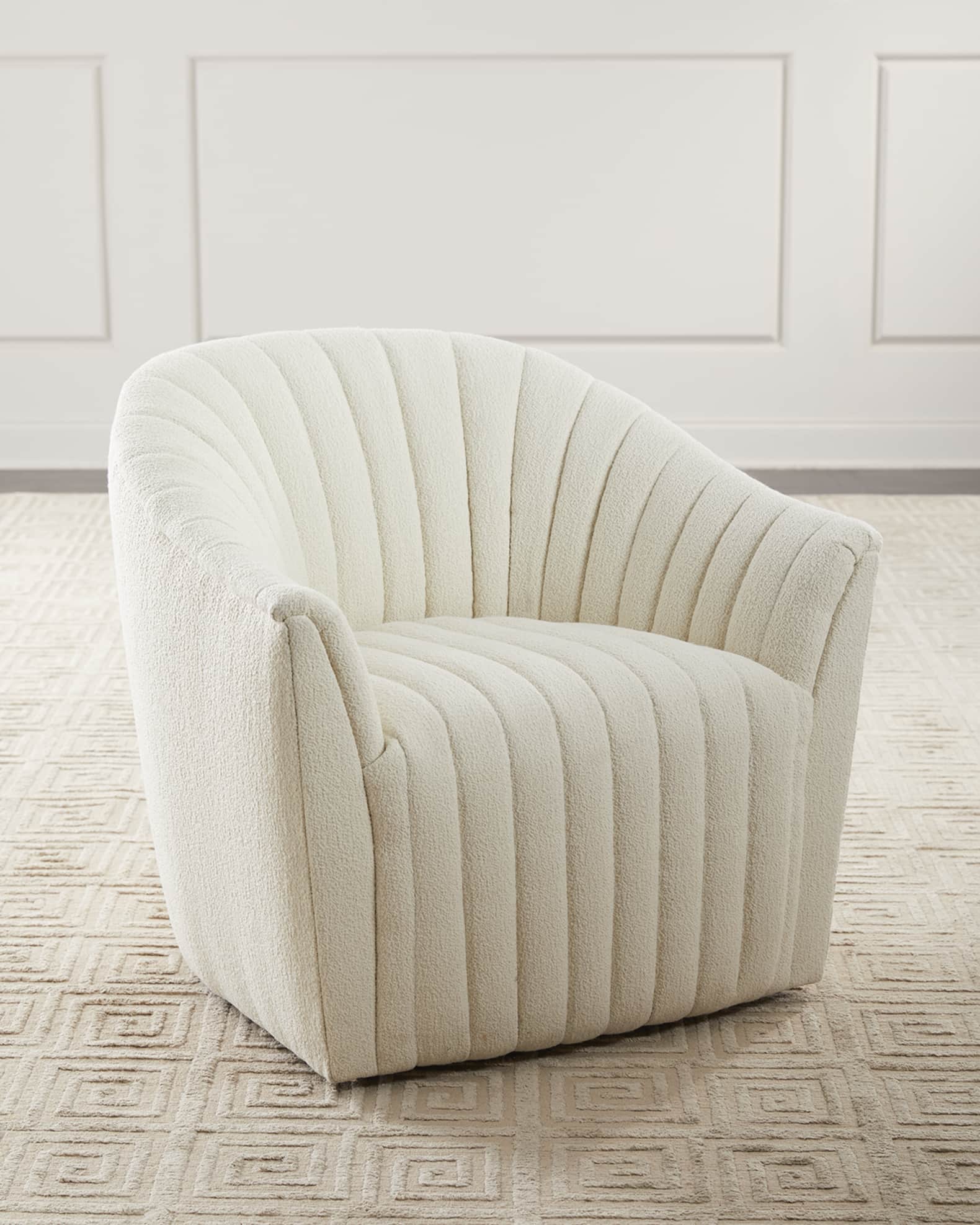 Interlude Home Channel Swivel Chair