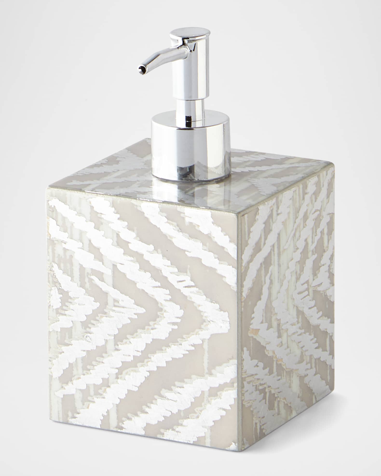 Kim Seybert Zebra Soap Pump Dispenser