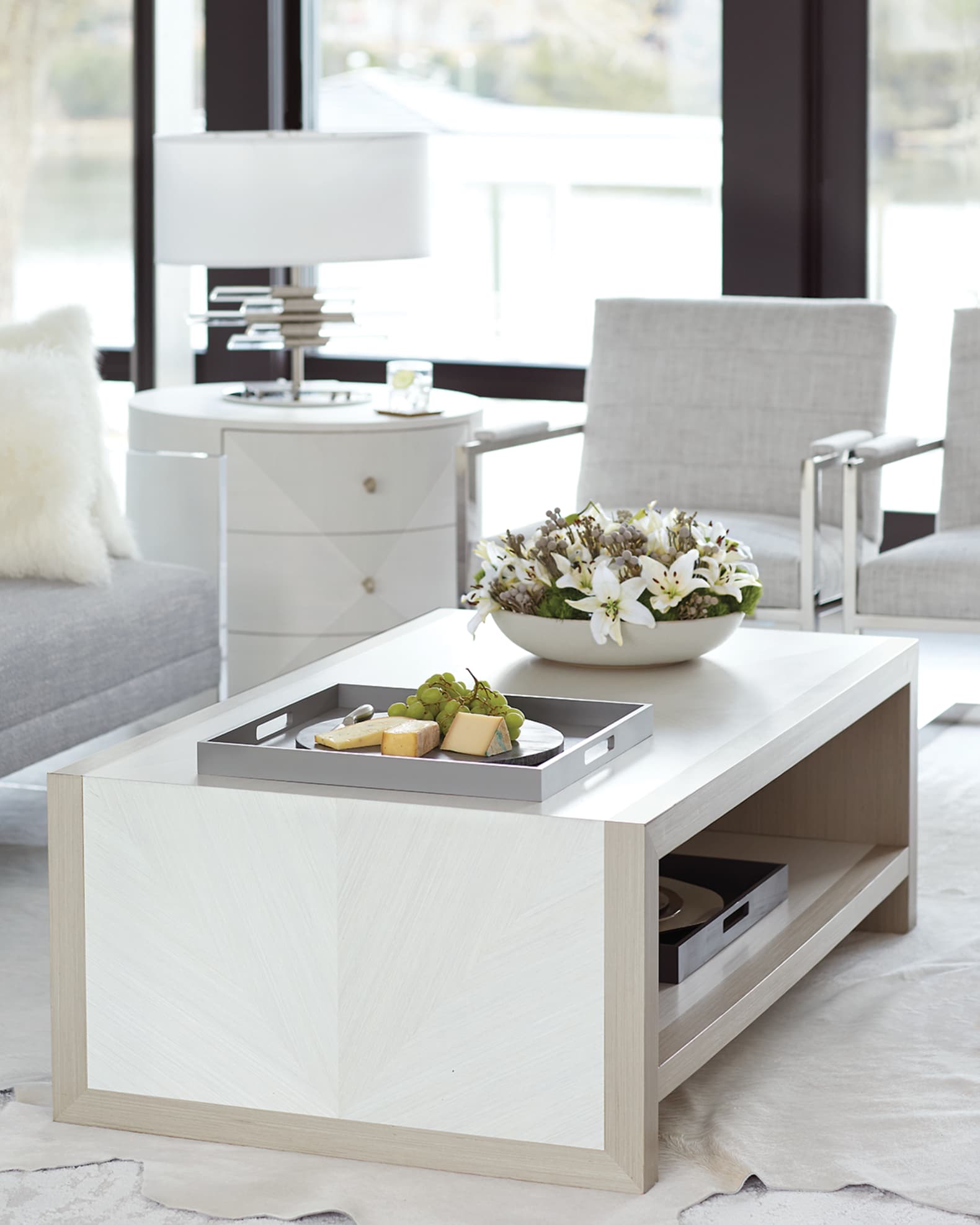 Rectangle bernhardt online coffee table