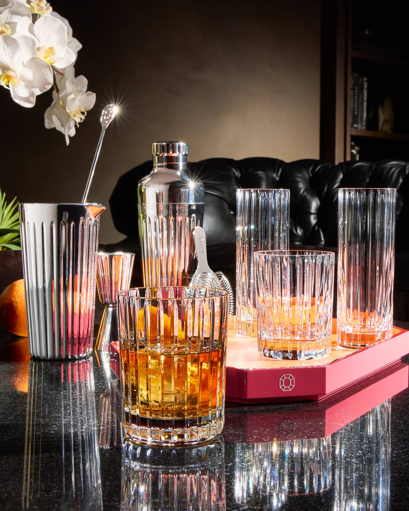 Baccarat Harmonie Double Old Fashion Tumblers, 12 Ounces