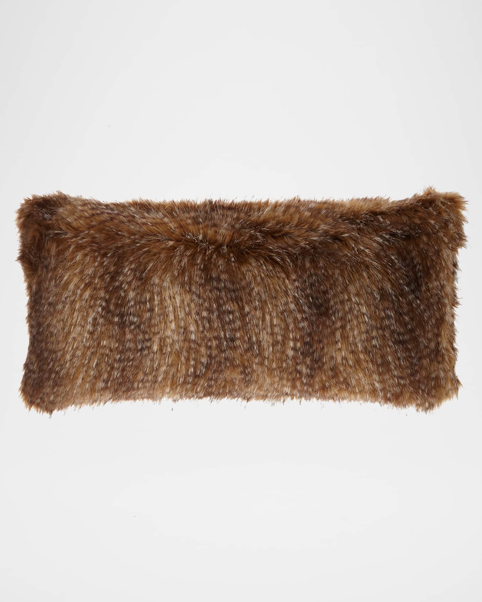 Lili Alessandra Faux Fur Large Rectangle Pillow Horchow
