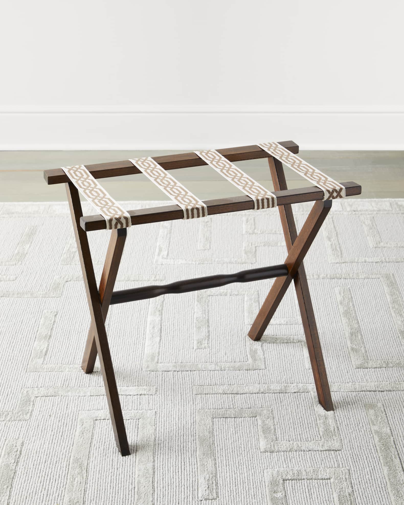 Gate House Furniture Chain Link Luggage Rack Horchow