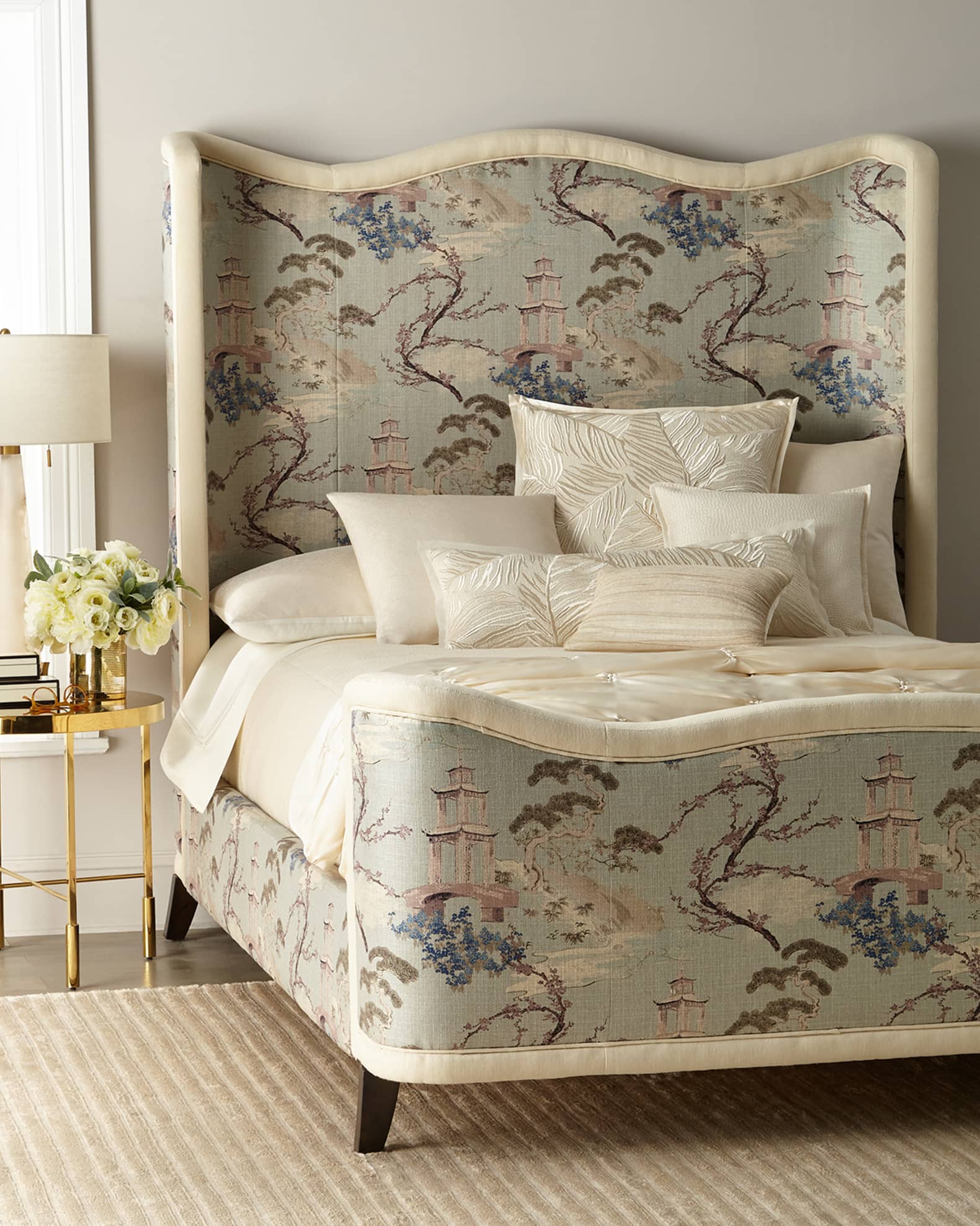Horchow king store bed