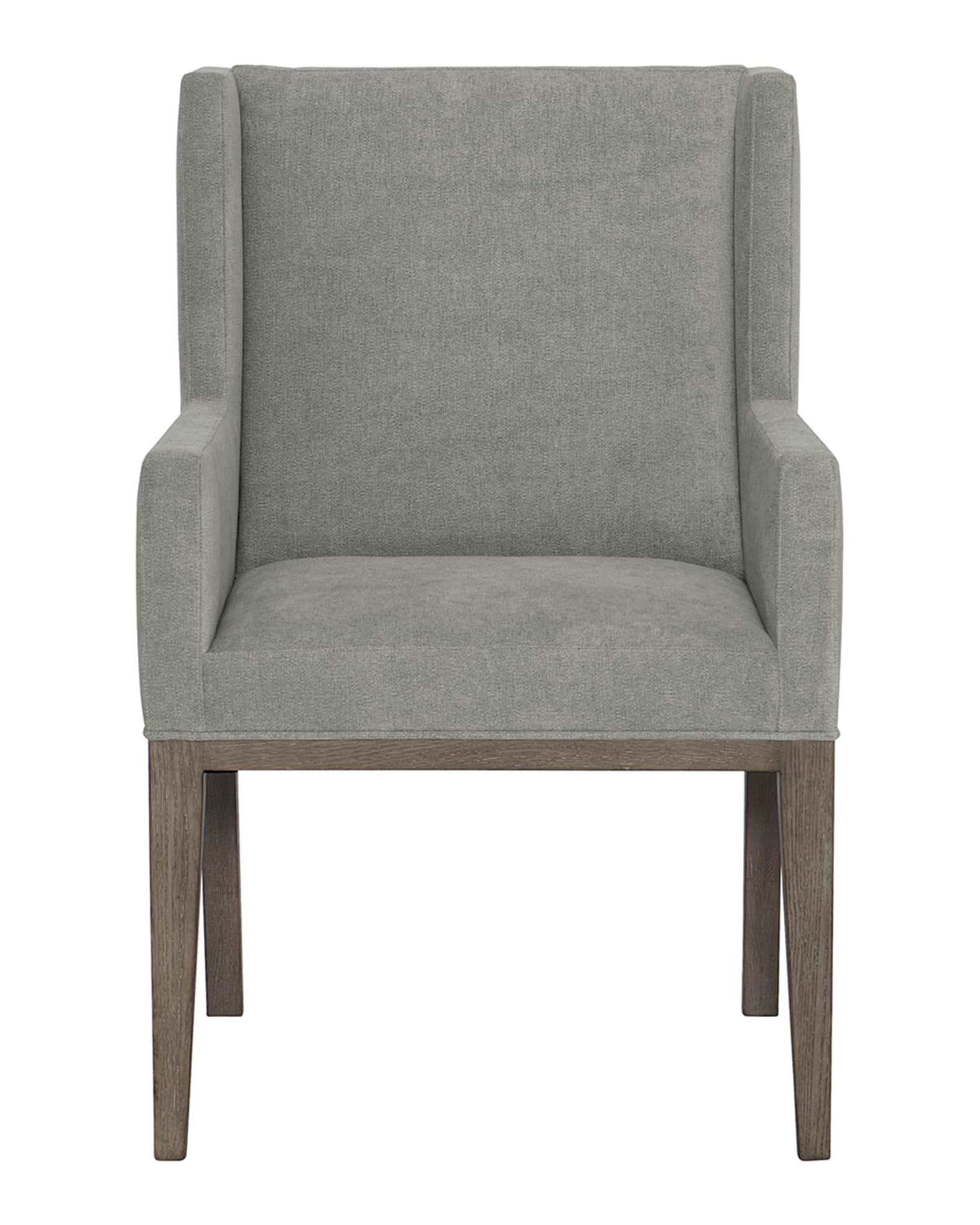 Bernhardt Linea Upholstered Dining Arm Chair