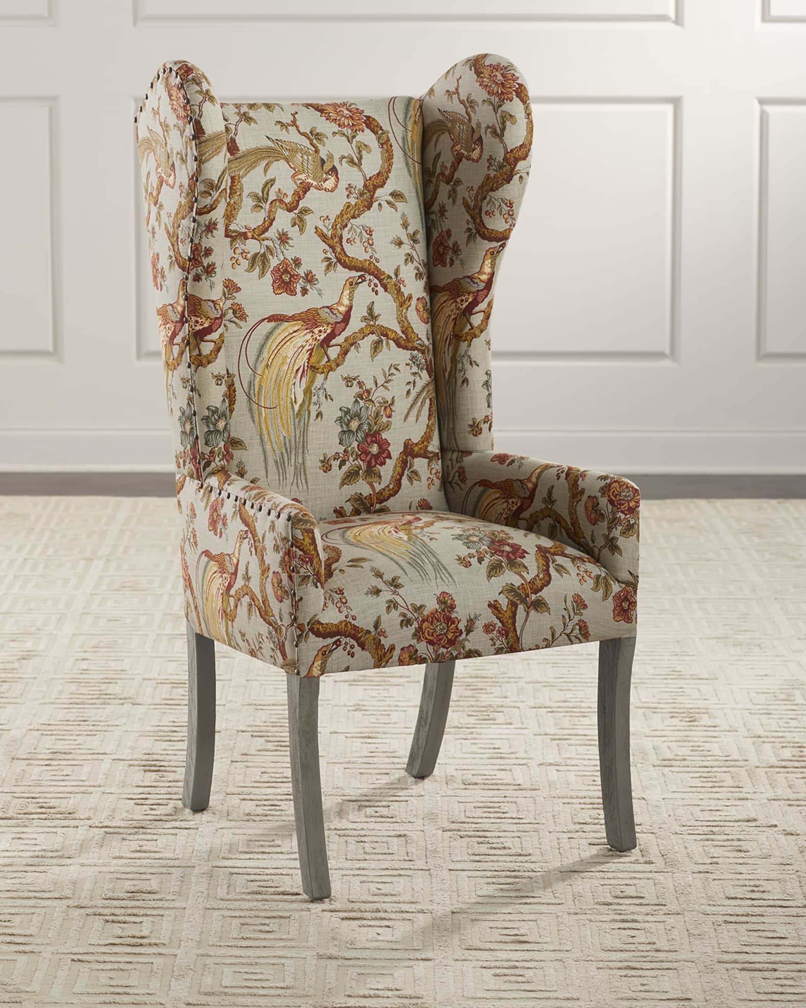Wingback host chair shop