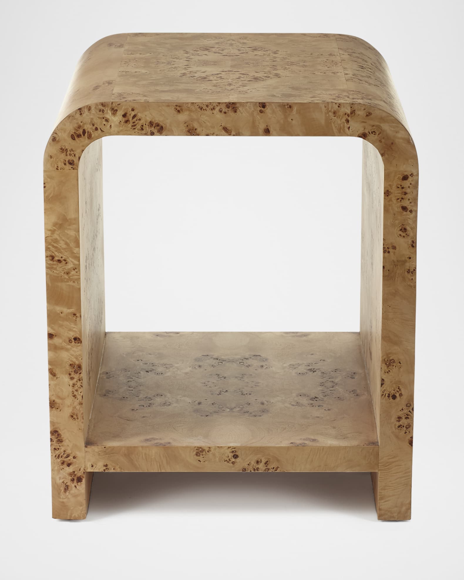 Worlds Away Harrison Burlwood Side Table Horchow