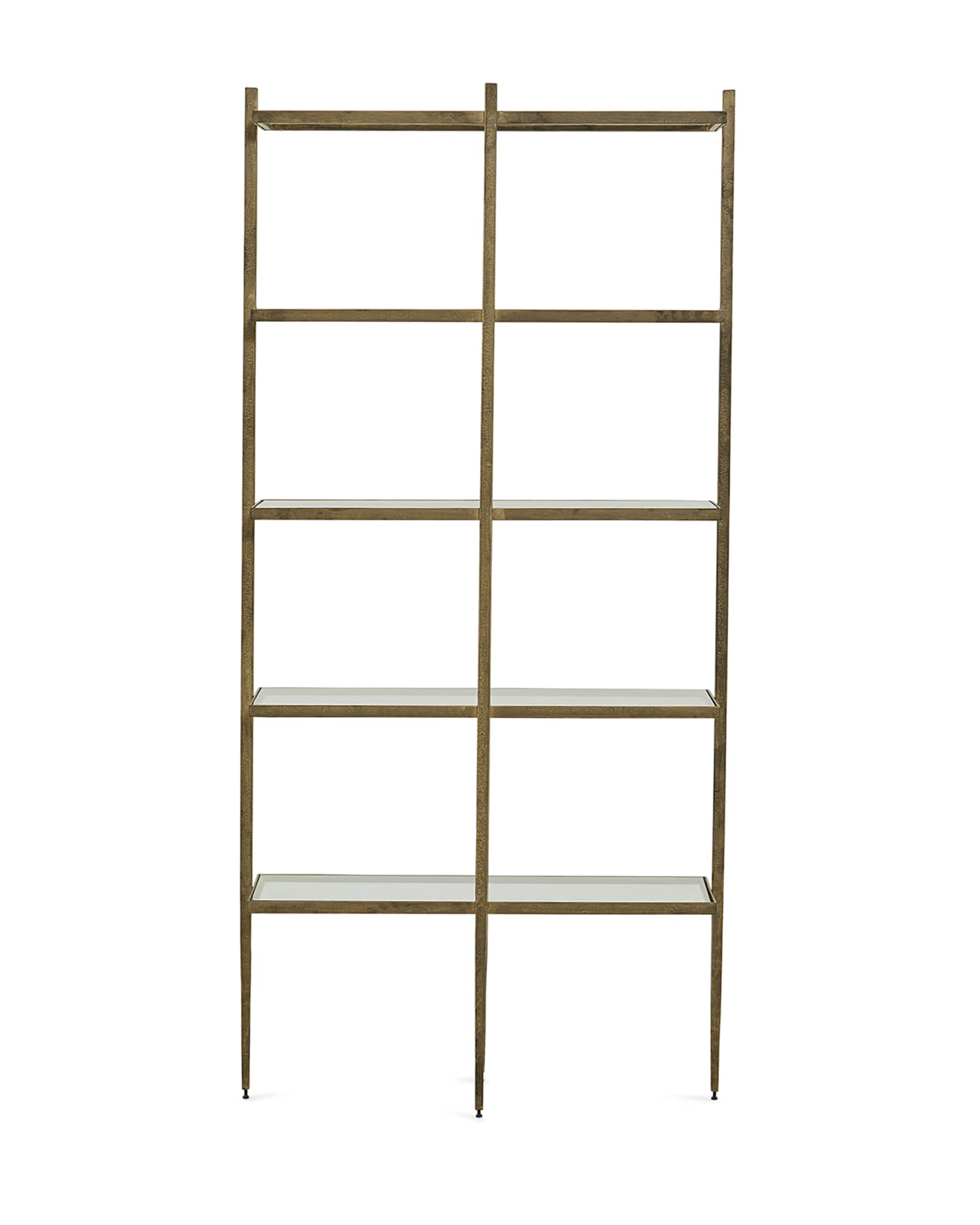 Global Views Laforge Antiqued Gold Etagere | Horchow