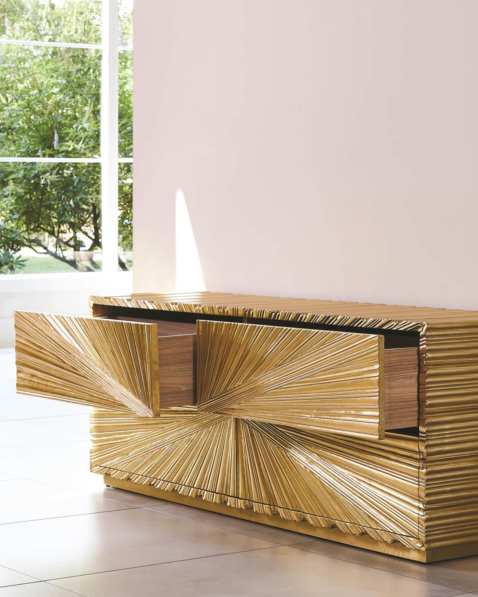Global Views Ming Starburst Pattern Console | Horchow