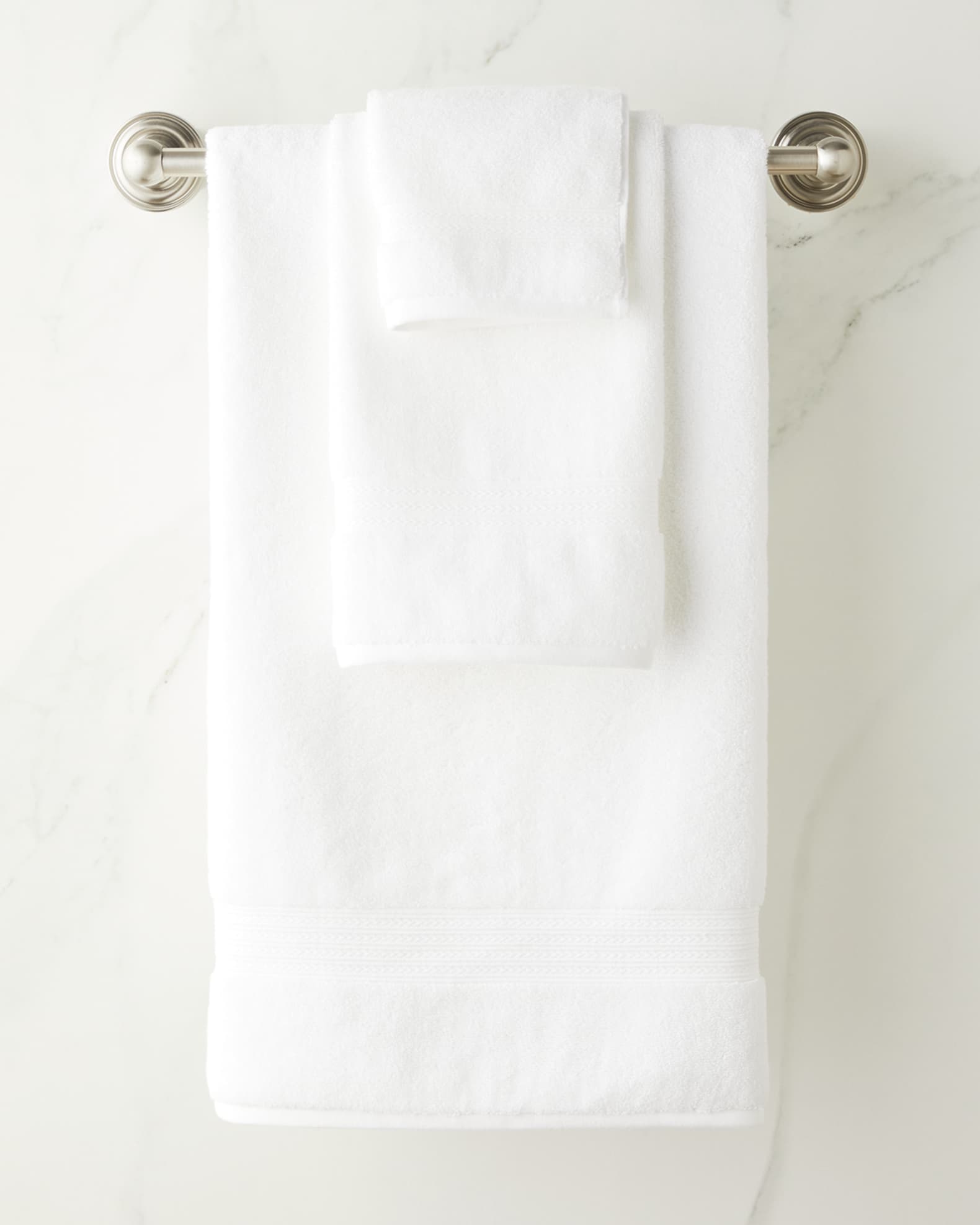 NoMad Las Vegas 100 White Cotton Towel Set